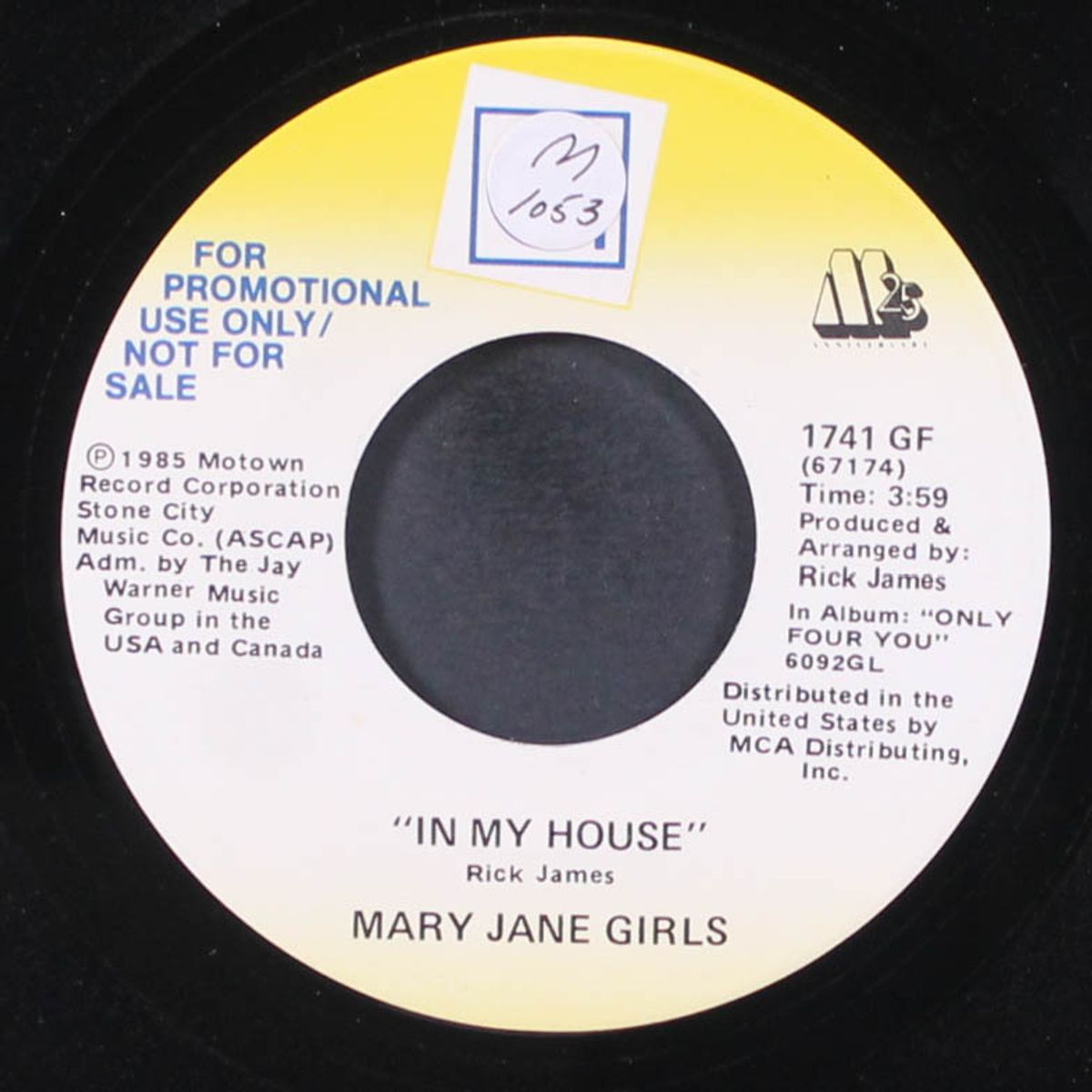 in my house / same by MARY JANE GIRLS