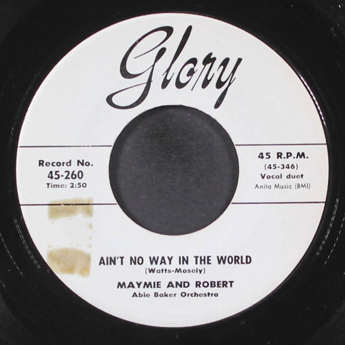 parting tears / ain't no way in the world by MAYMIE & ROBERT