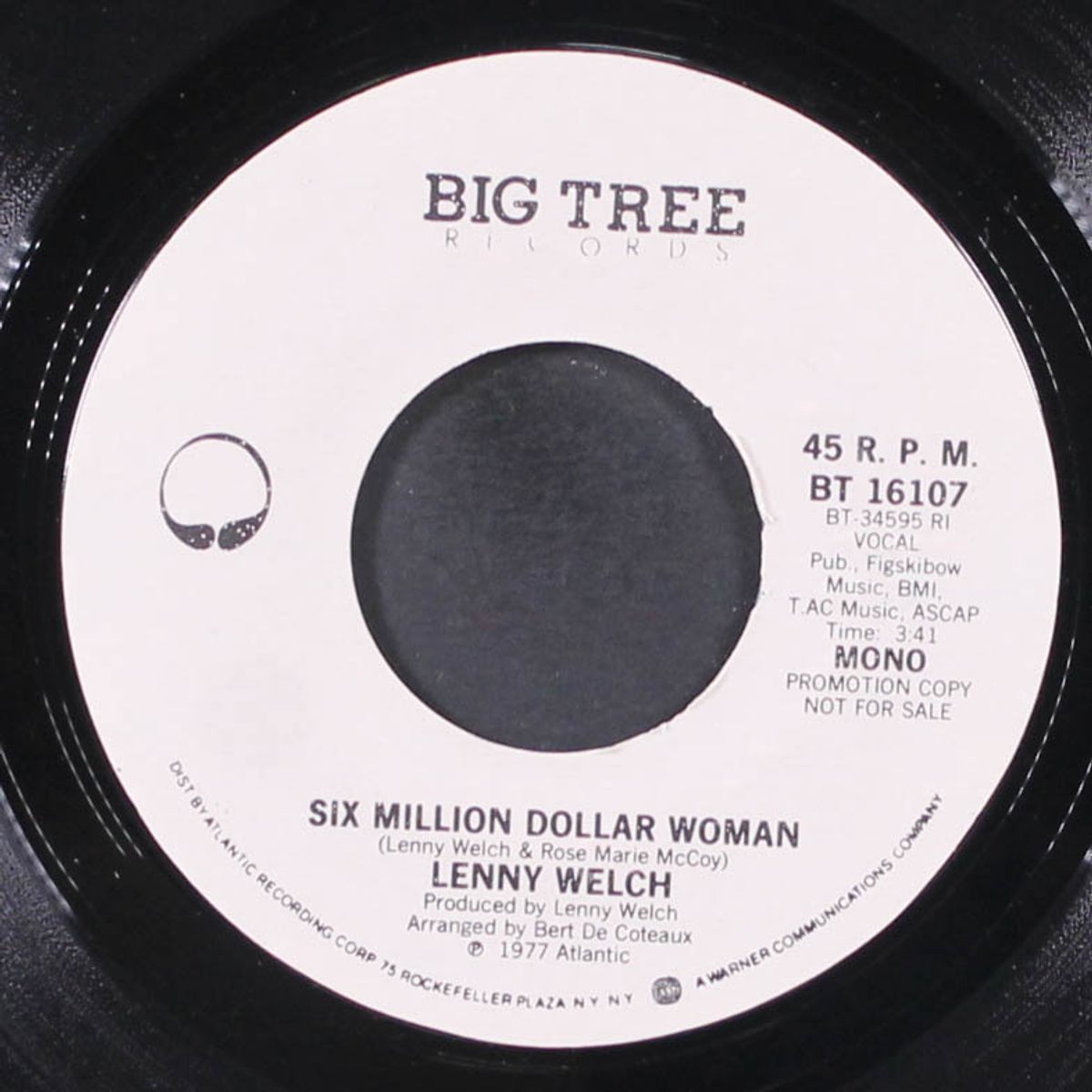 six million dollar woman / mono by LENNY WELCH