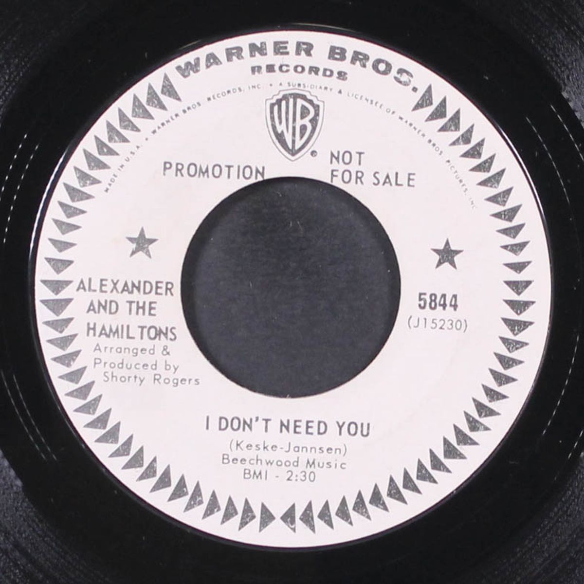 i don't need you / over the rainbow by ALEXANDER & HAMILTONS