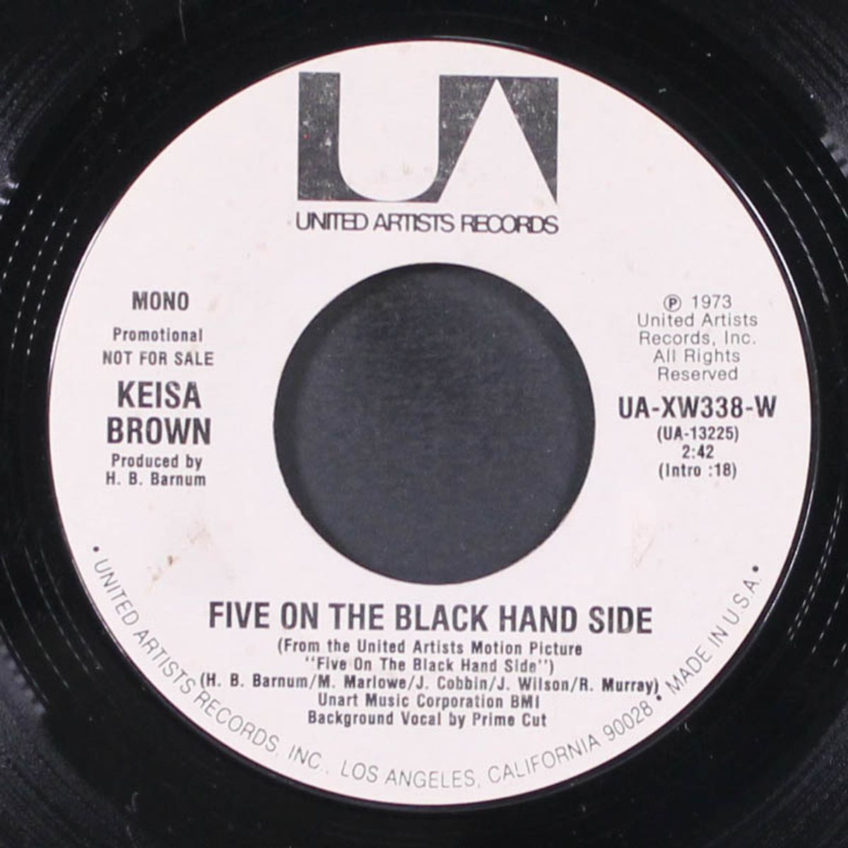 five on the black hand side / mono by KEISA BROWN