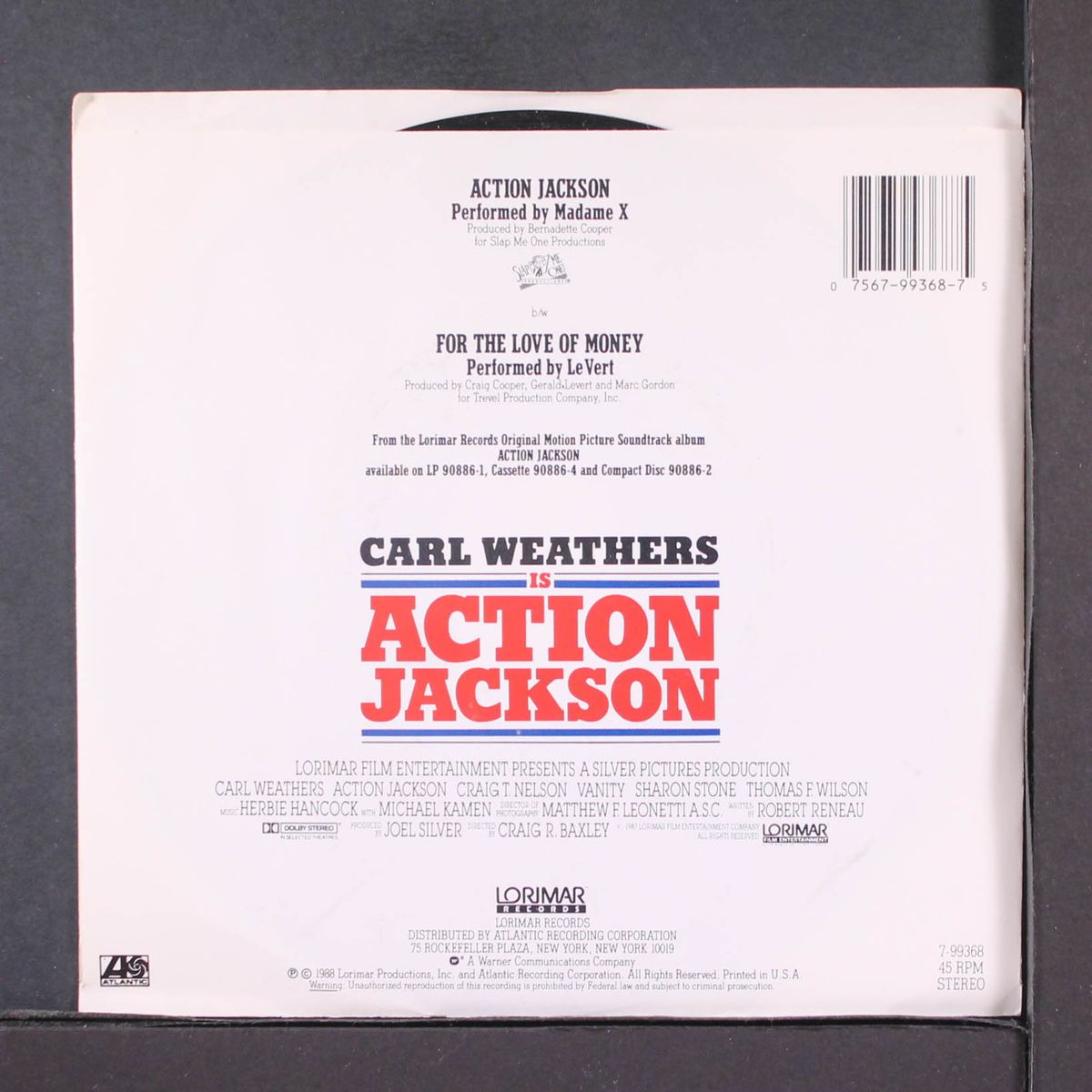 action jackson / same by MADAME X