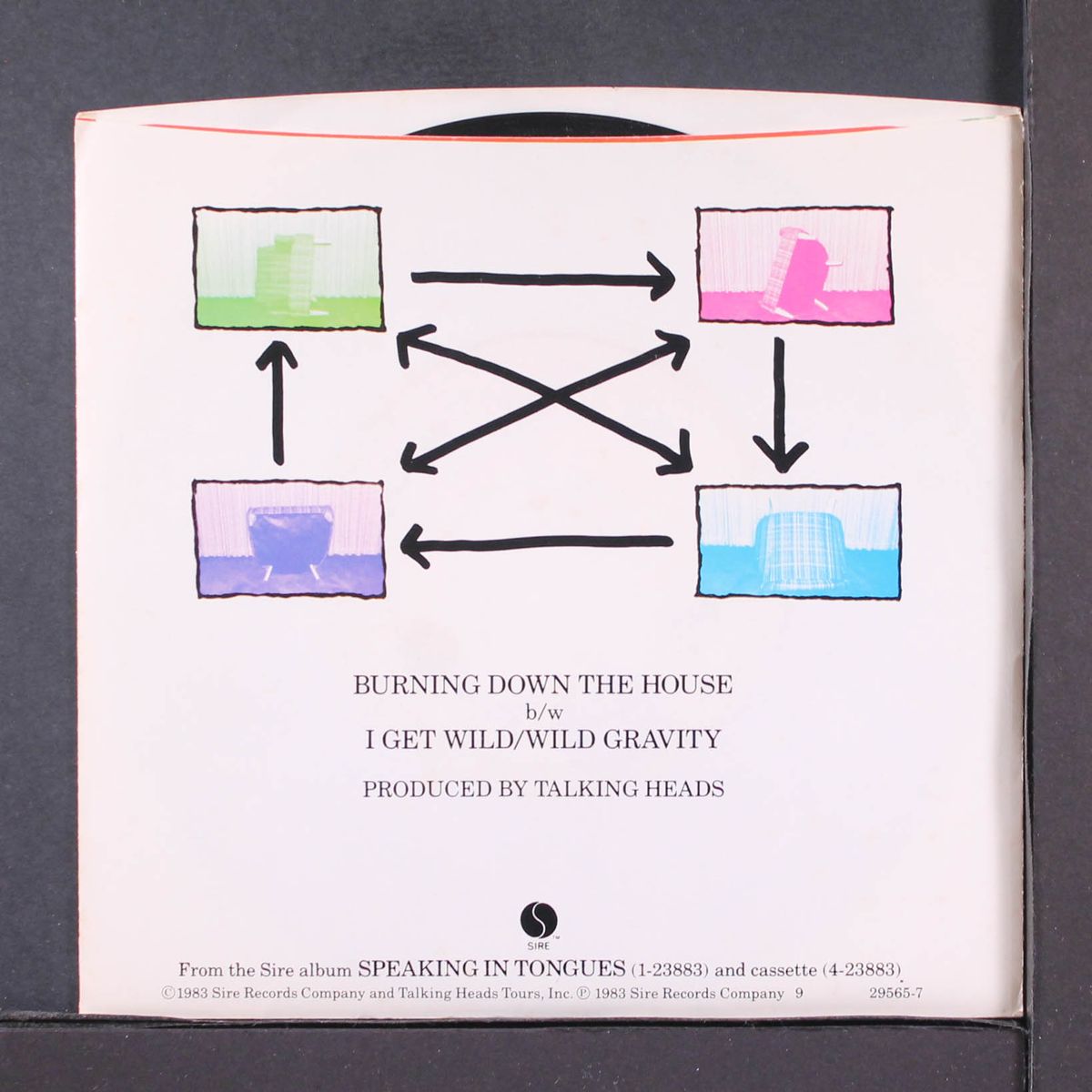 burning down the house / i get wild/wild gravity by TALKING HEADS