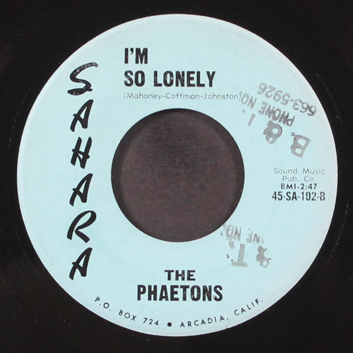 i'm so lonely / the road of blues by PHAETONS