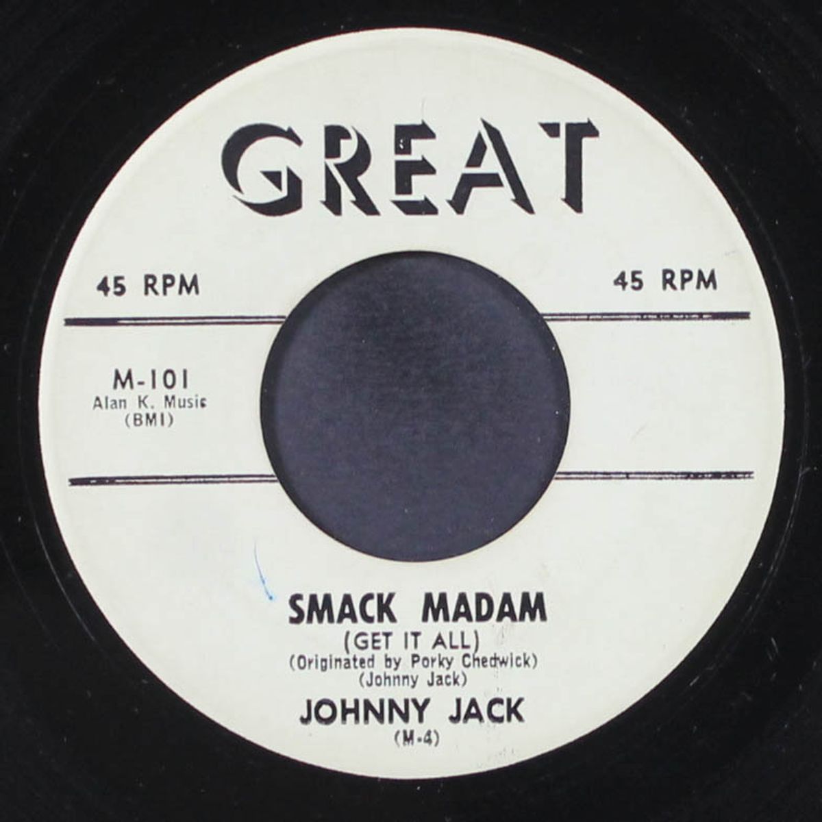 starving for love / smack madam by JOHNNY JACK