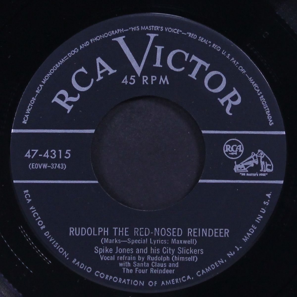 my two front teeth / rudolph the red nosed reindeer by SPIKE JONES & CITY SLICKERS