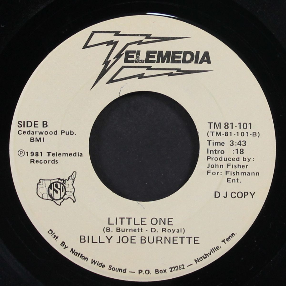 jesus on the midnight special / little one by BILLY JOE BURNETTE