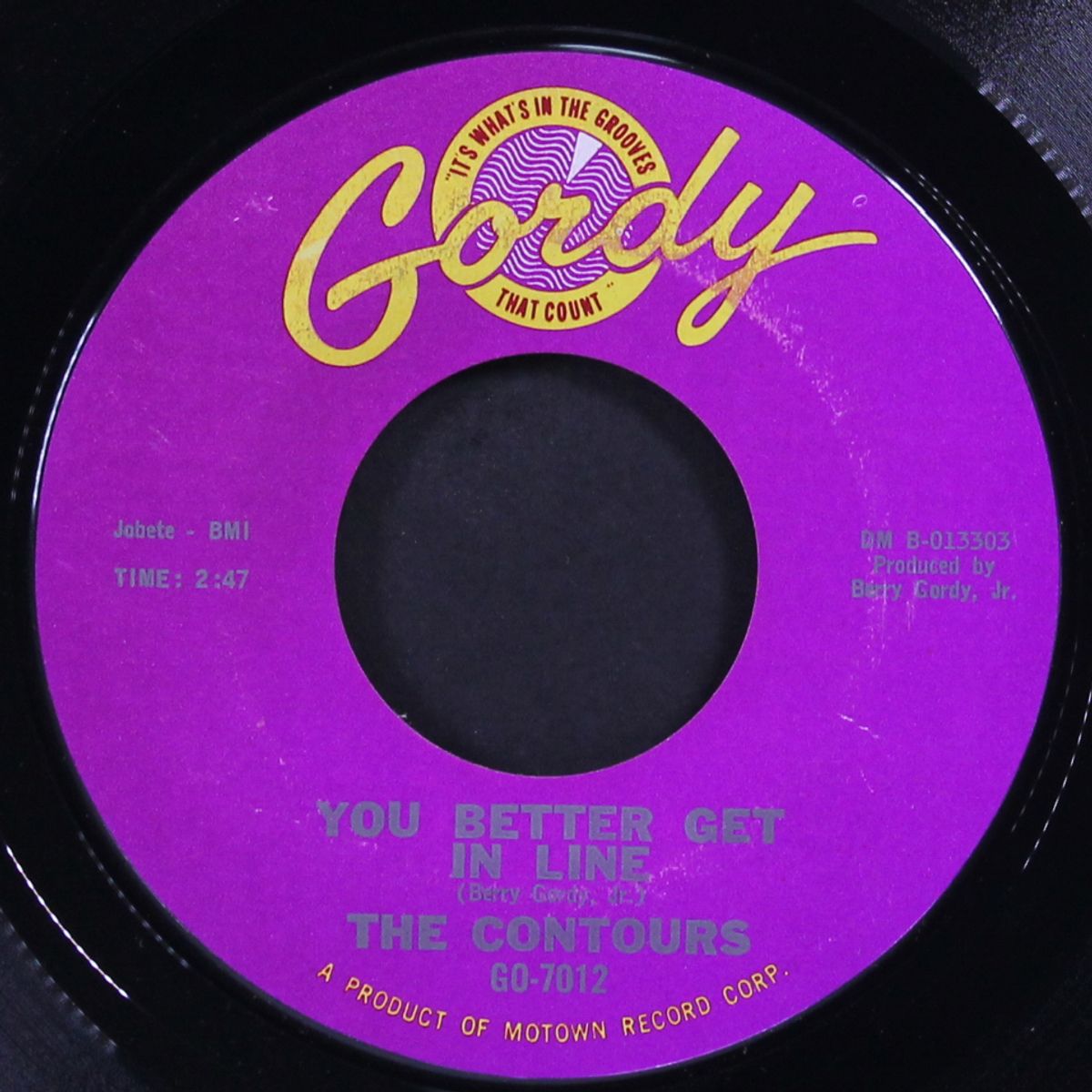shake sherry / you better get in line by CONTOURS