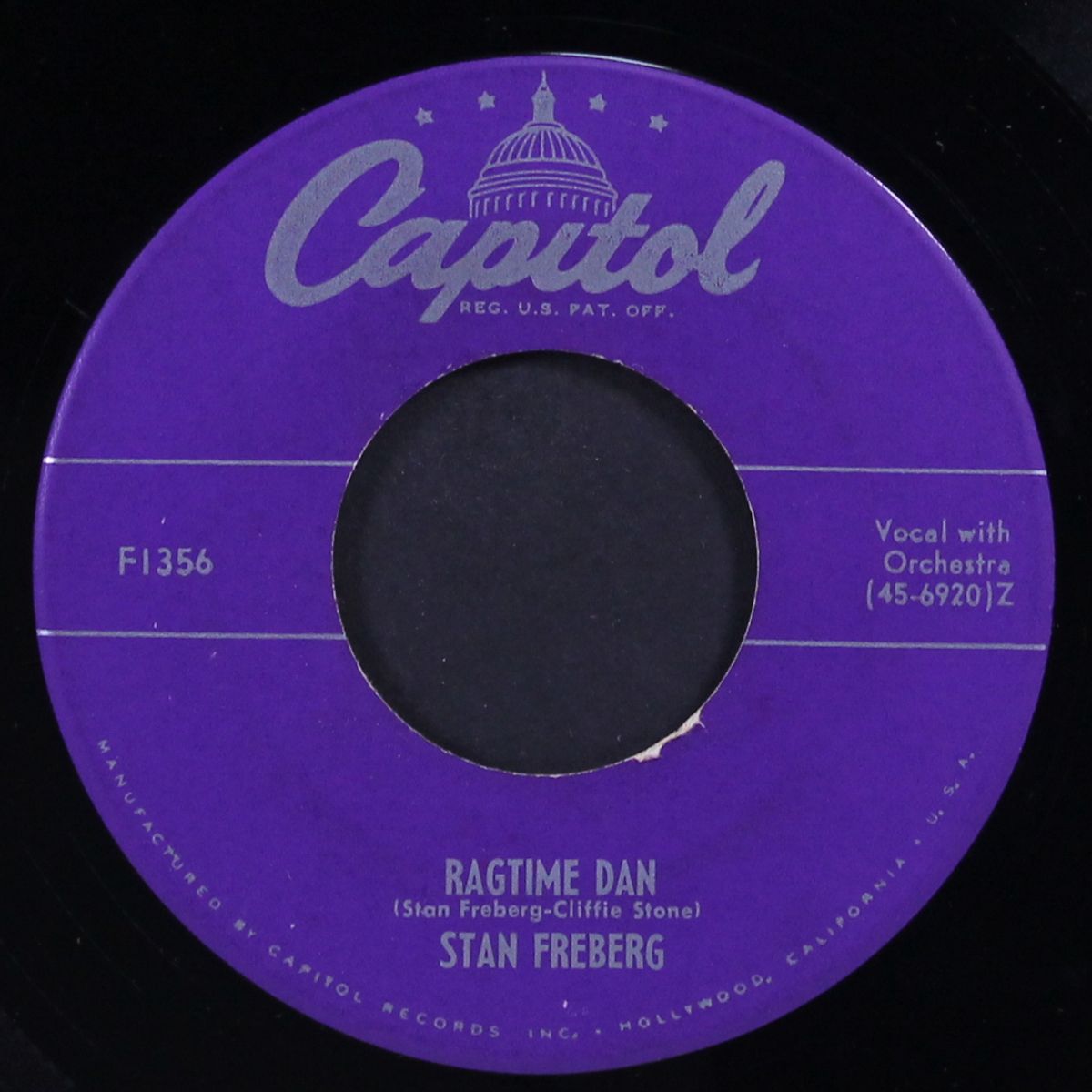 john and marsha / ragtime dan by STAN FREBERG