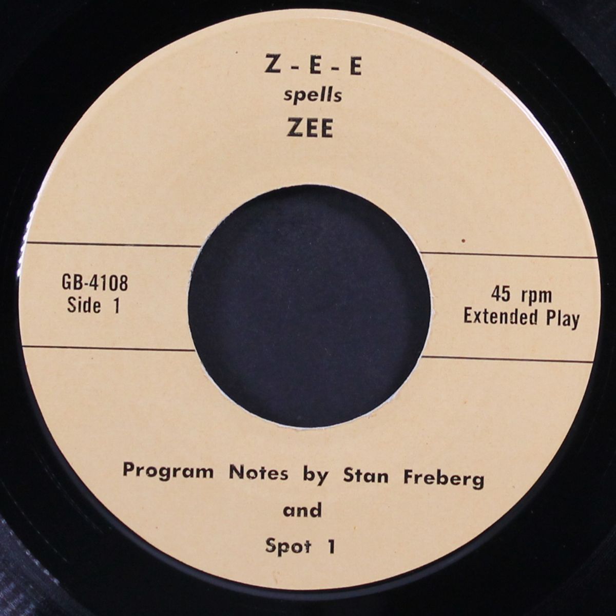 z-e-e spells zee by STAN FREBERG