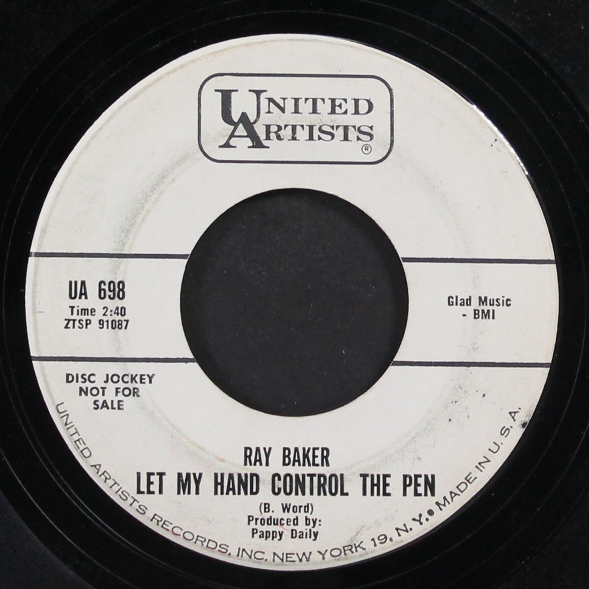 forty steps / let my hand control the pen by RAY BAKER