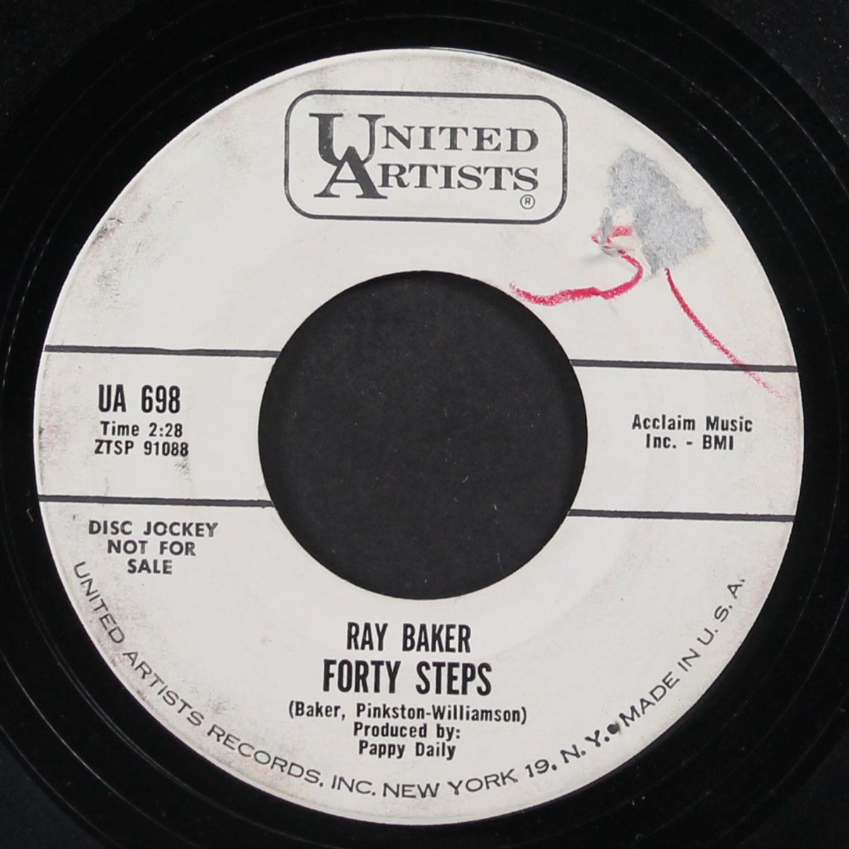 forty steps / let my hand control the pen by RAY BAKER
