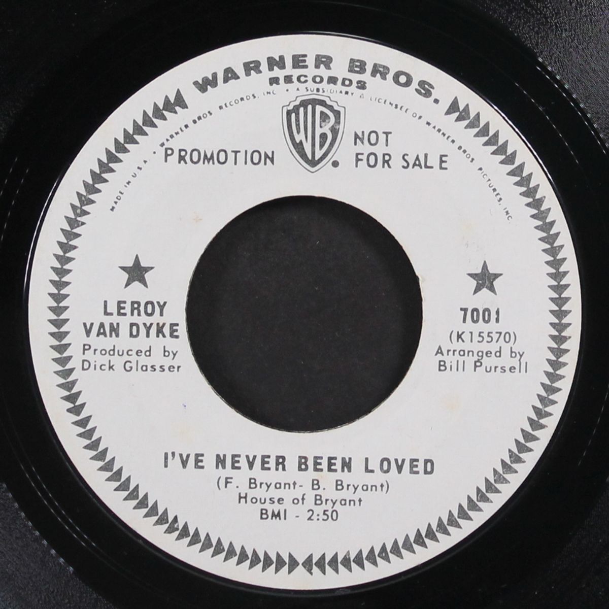 less of me / i've never been loved by LEROY VAN DYKE