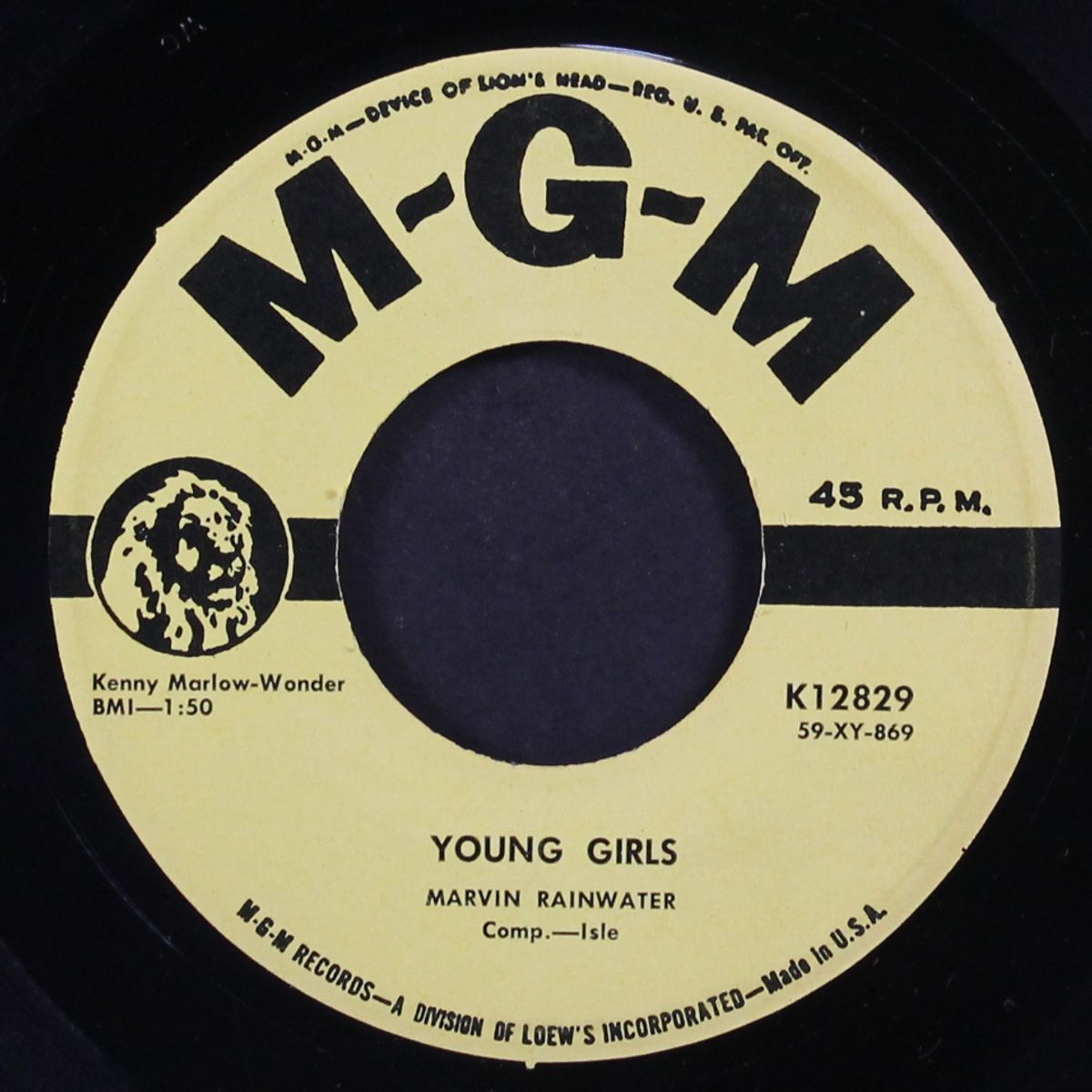 the valley of the moon / young girls by MARVIN RAINWATER