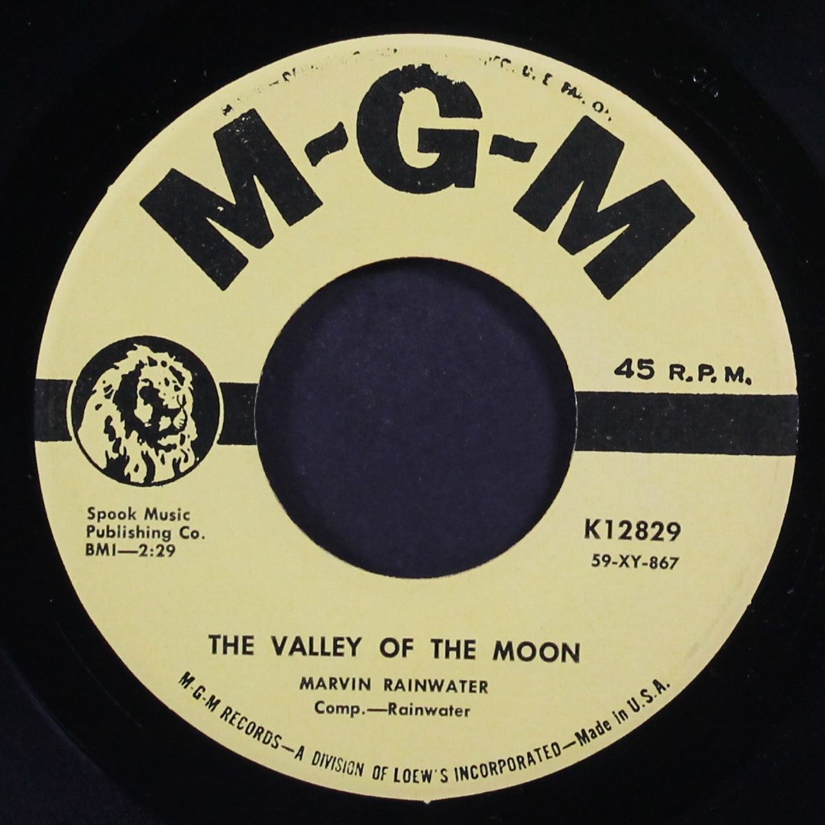 the valley of the moon / young girls by MARVIN RAINWATER