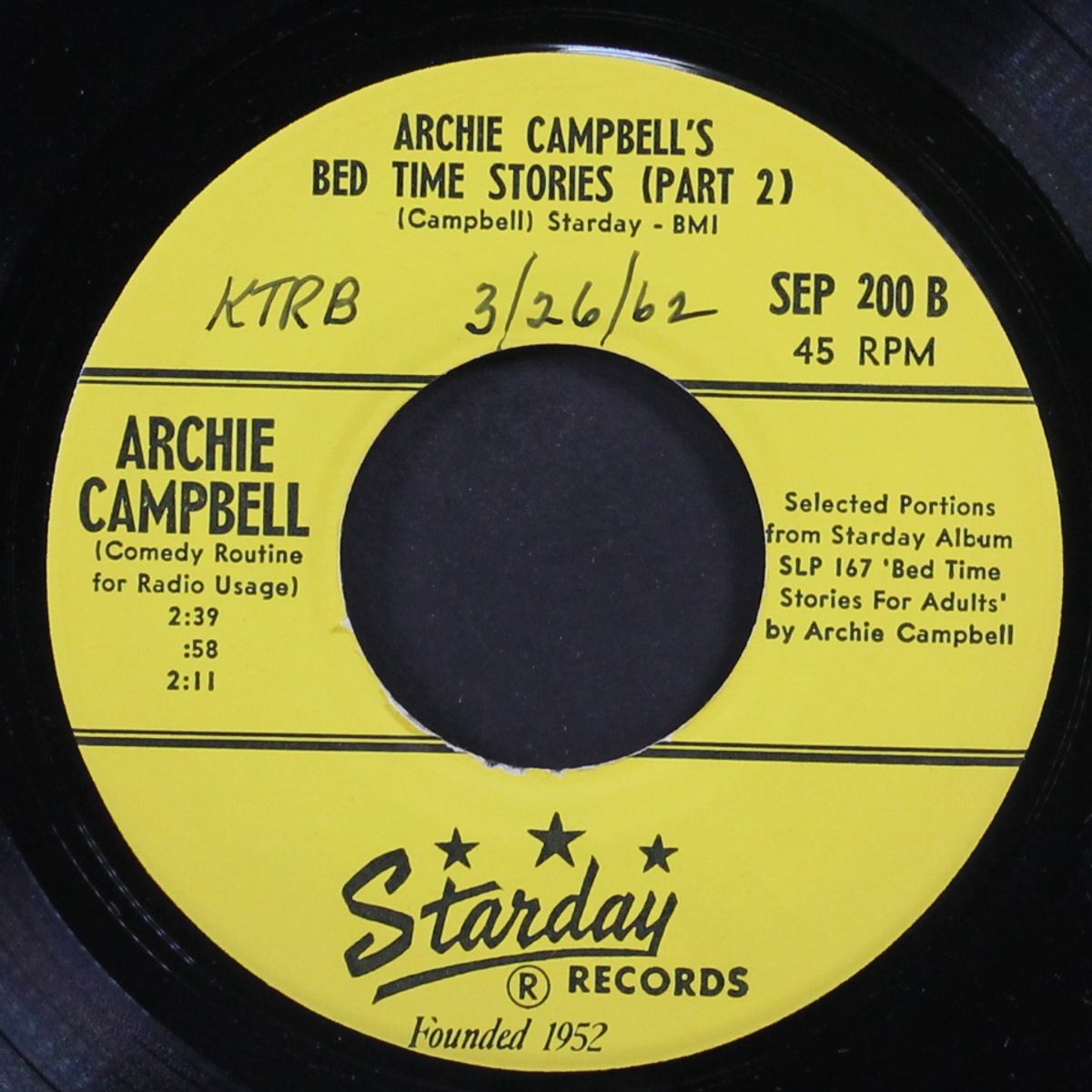 bed time stories by ARCHIE CAMPBELL