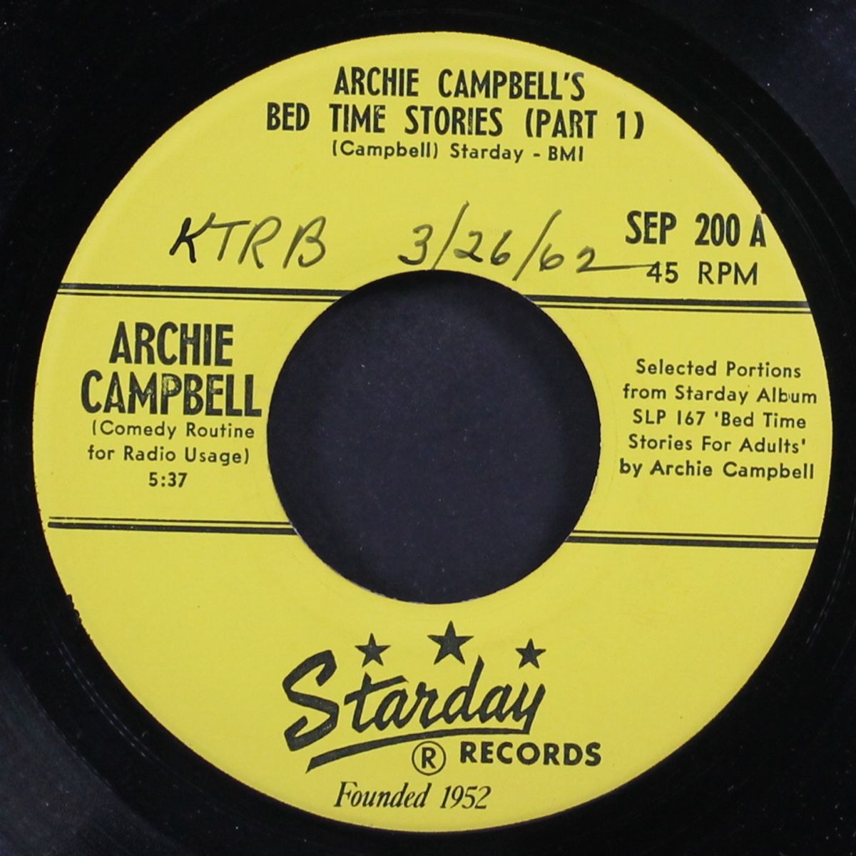 bed time stories by ARCHIE CAMPBELL