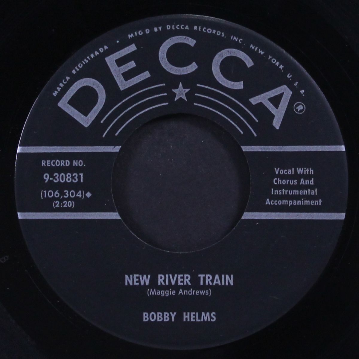 miss memory / new river train by BOBBY HELMS
