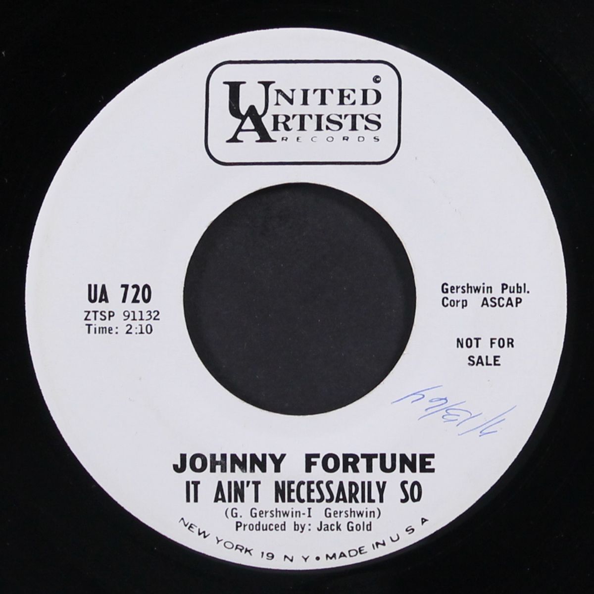 juarez / it ain't necessarily so by JOHNNY FORTUNE