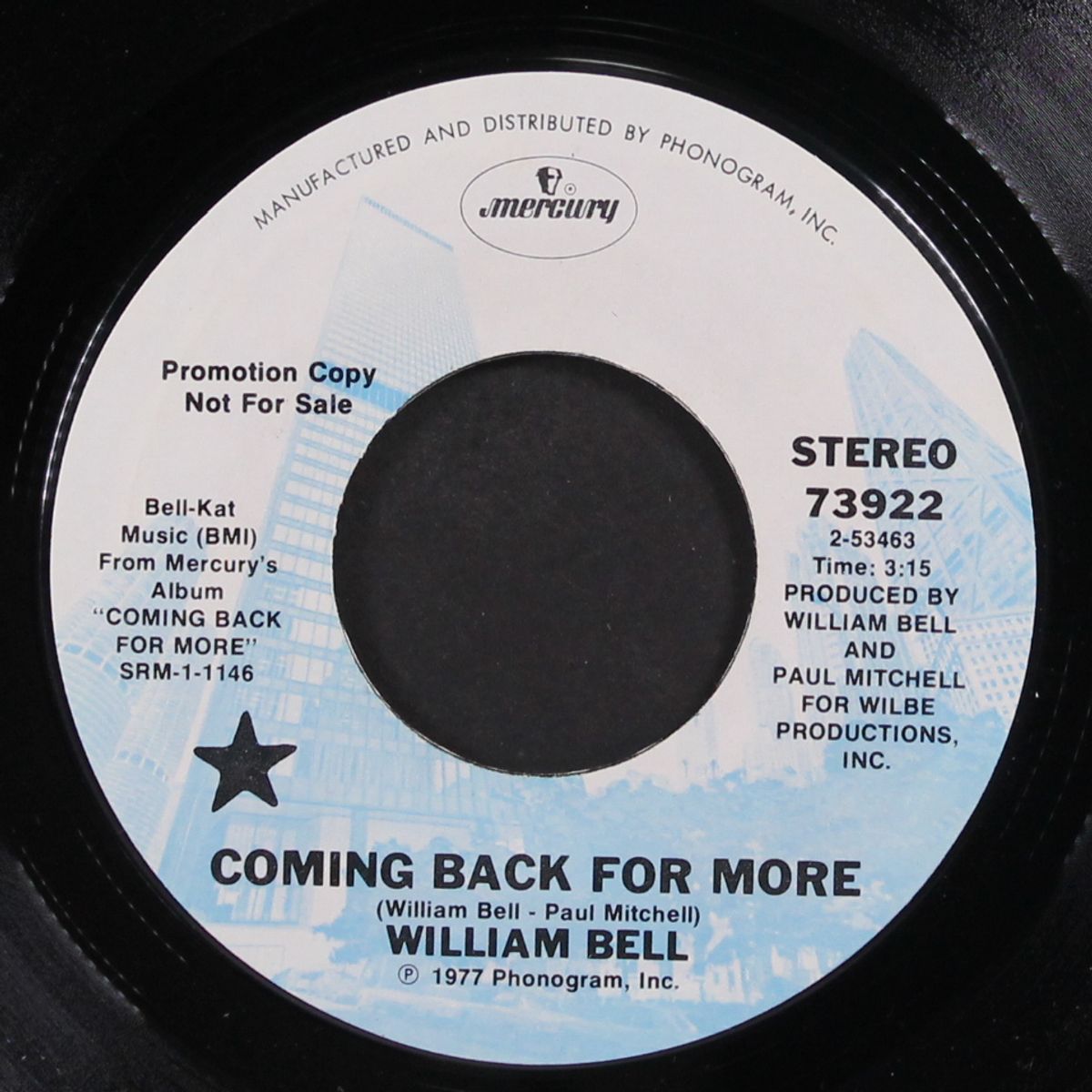 coming back for more by WILLIAM BELL
