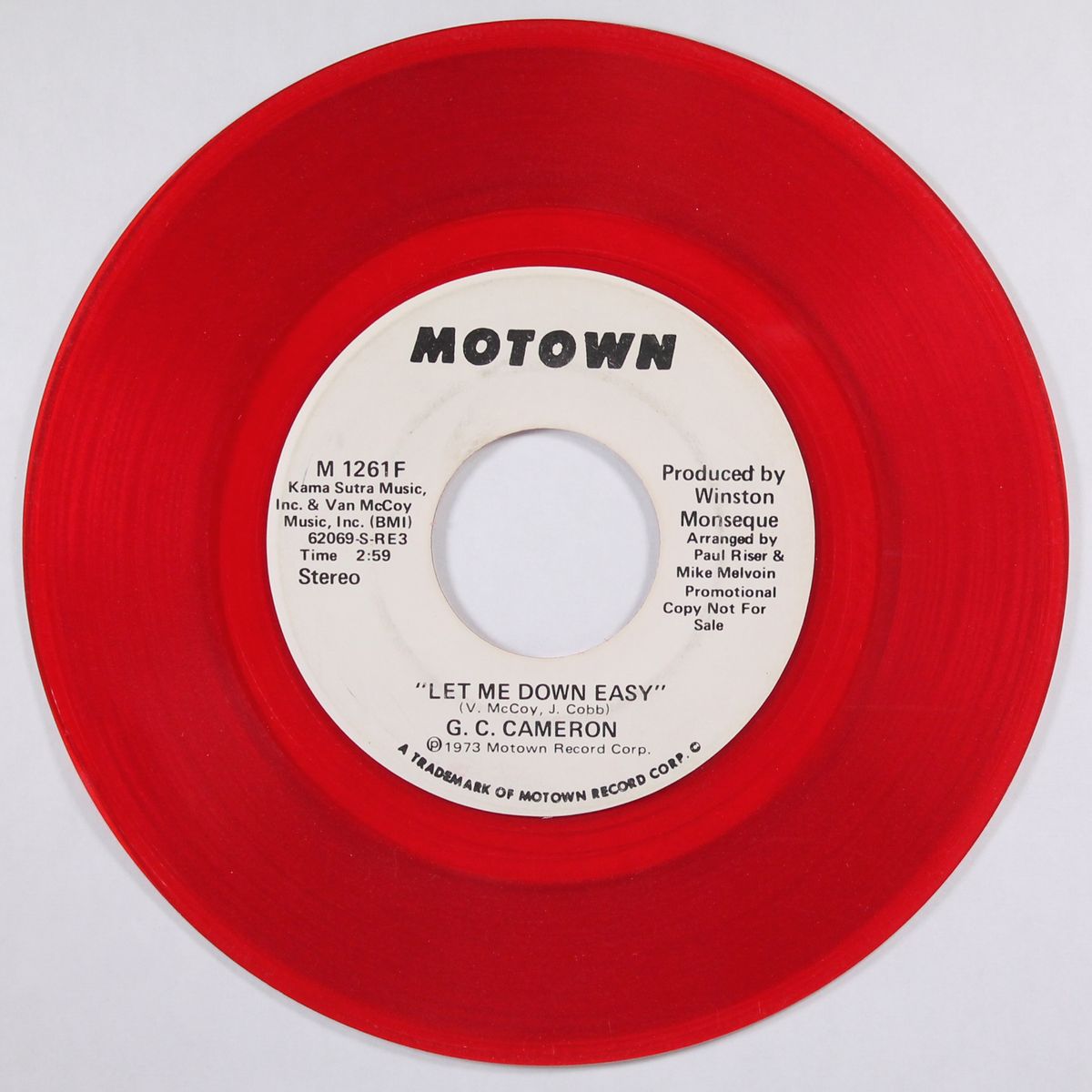 let me down easy / mono by G.C. CAMERON