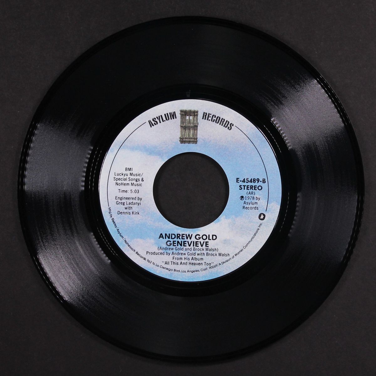 never let her slip away / mono by ANDREW GOLD