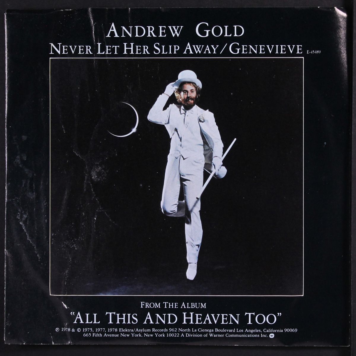 never let her slip away / mono by ANDREW GOLD