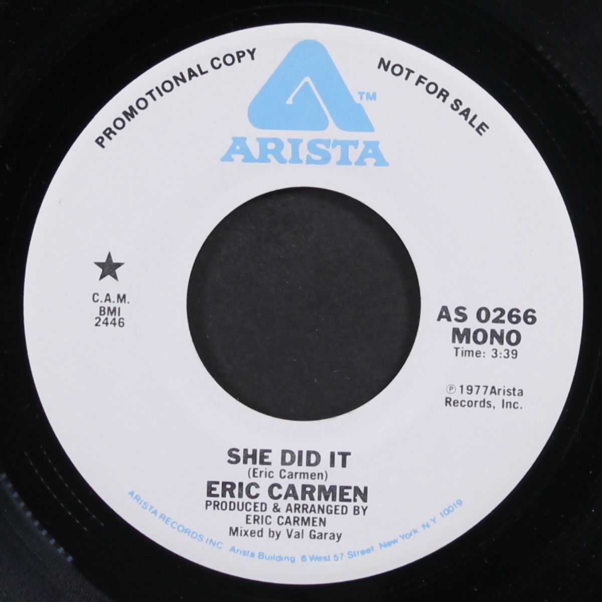 she did it / mono by ERIC CARMEN