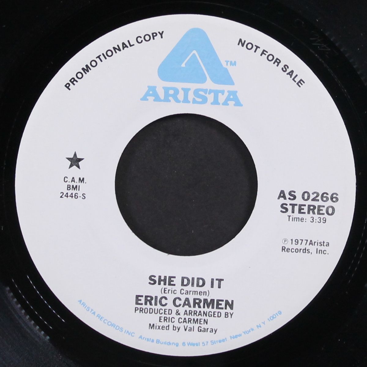 she did it / mono by ERIC CARMEN