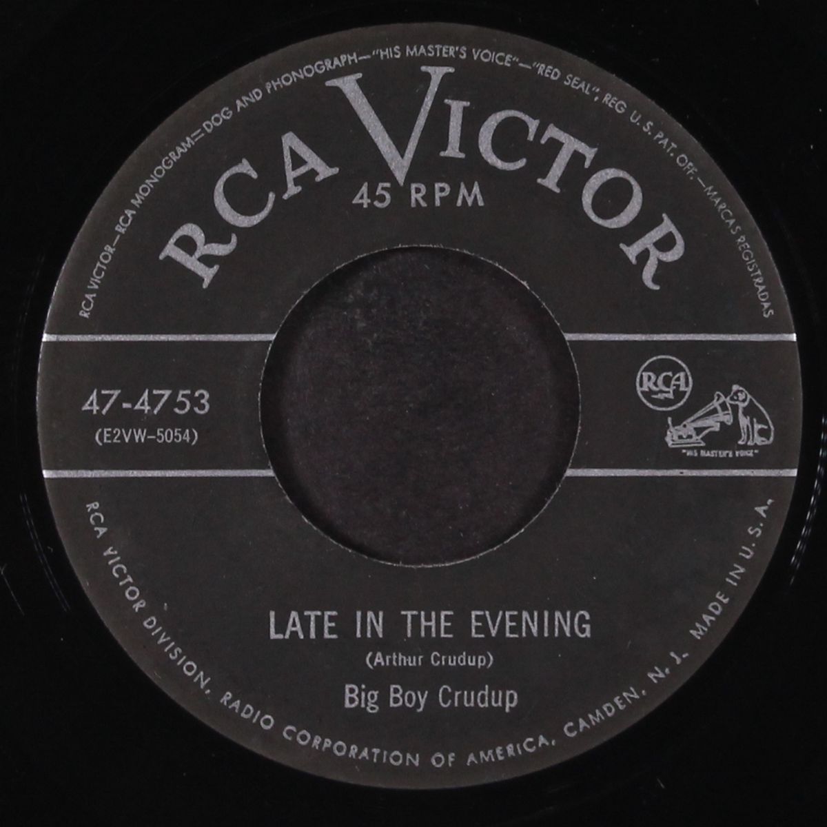 worried 'bout you baby / late in the evening by BIG BOY CRUDUP