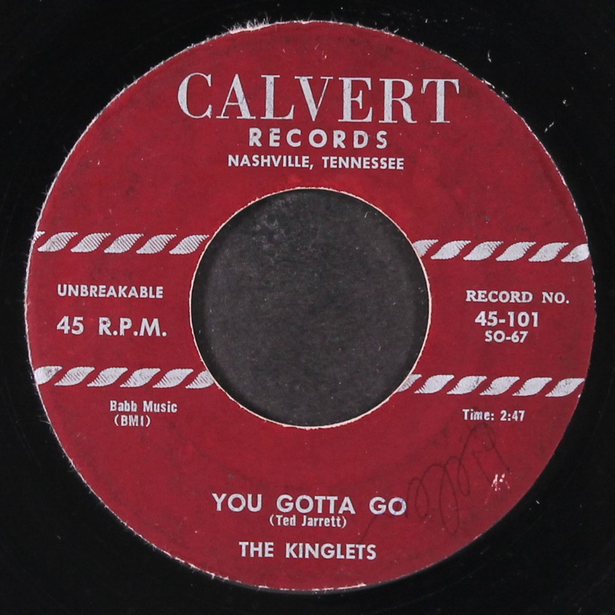 six days a week / you gotta go by KINGLETS