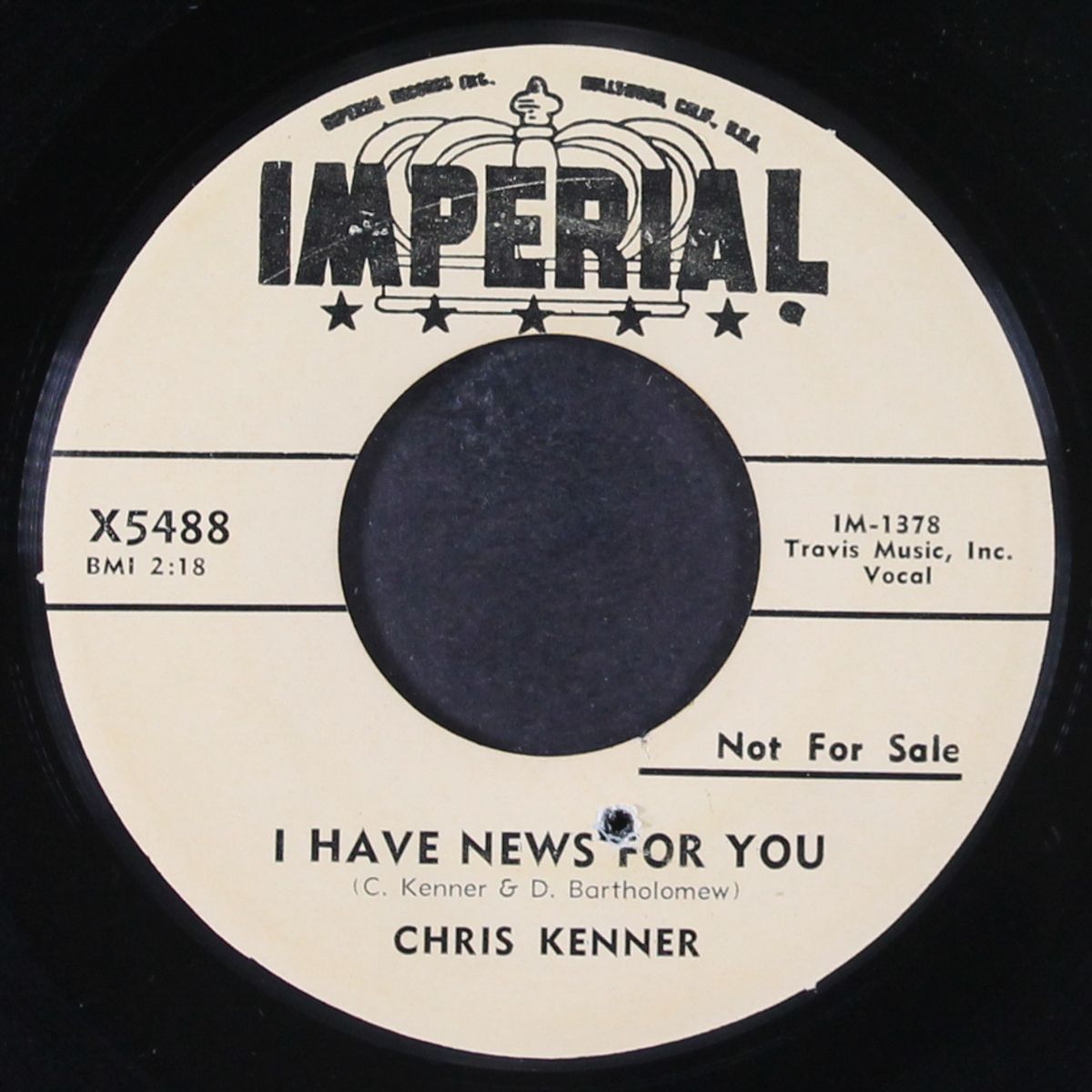 i have news for you / will you be mine by CHRIS KENNER
