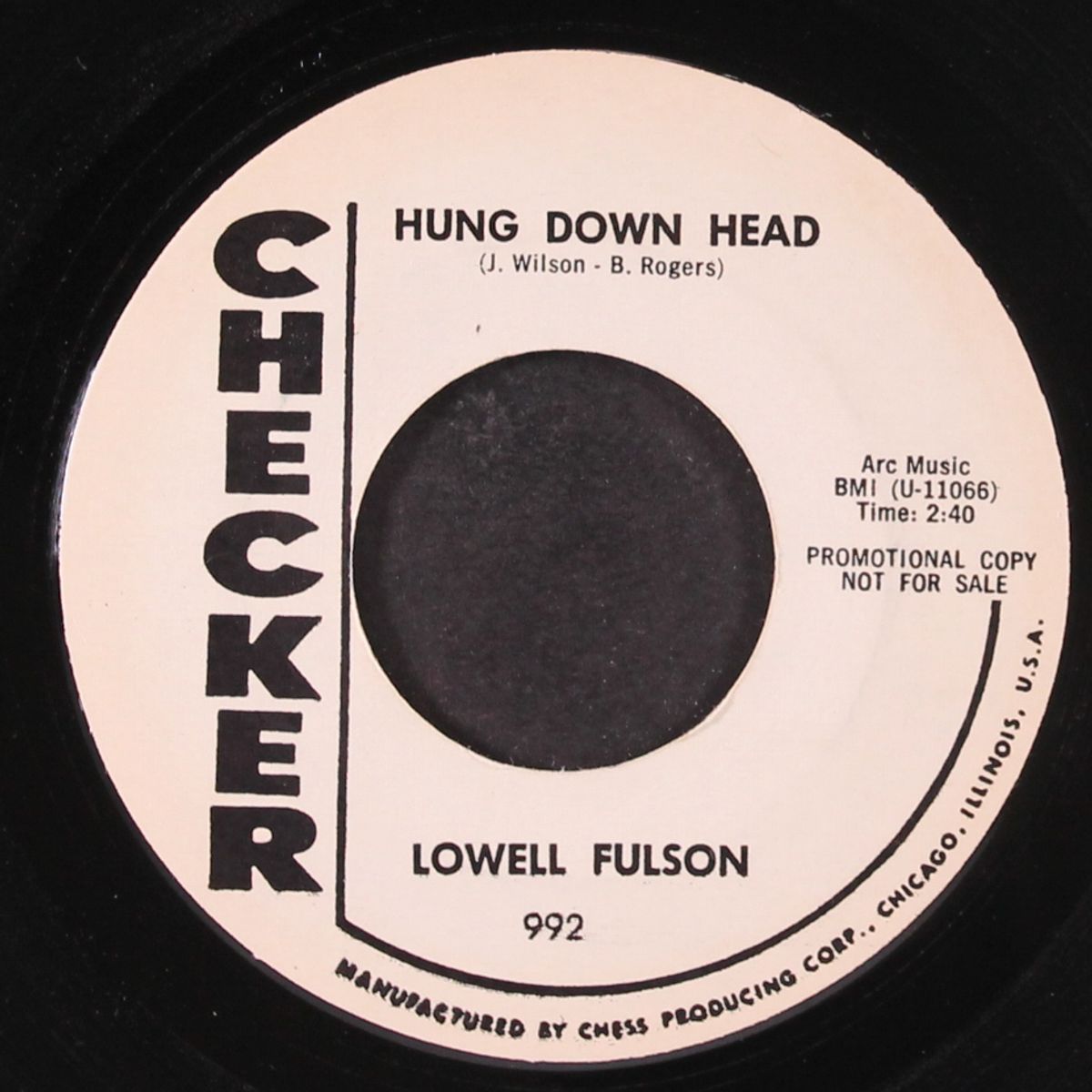 so many tears / hung down head by LOWELL FULSON