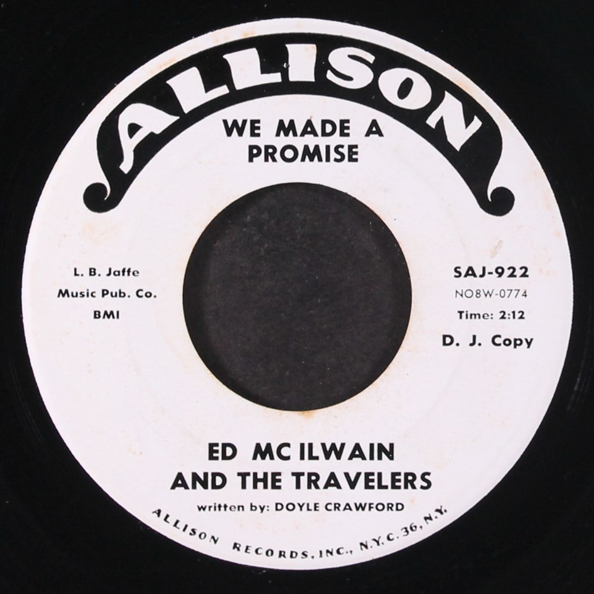 black eyed peas / we made a promise by ED MCILWAIN & TRAVELERS