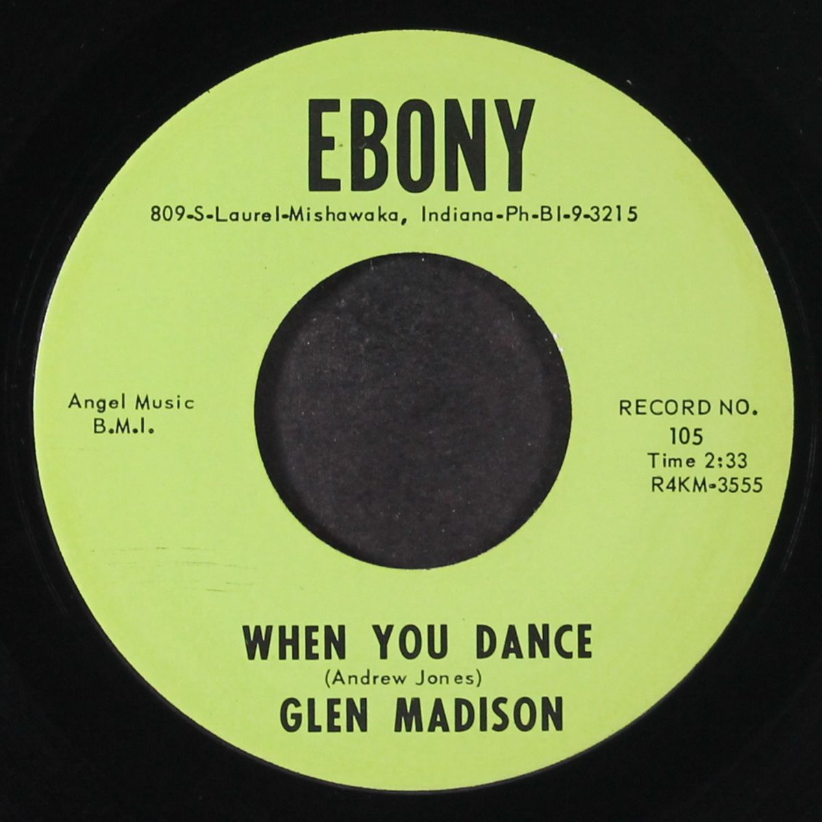 when you dance / why do you have to go by GLEN MADISON