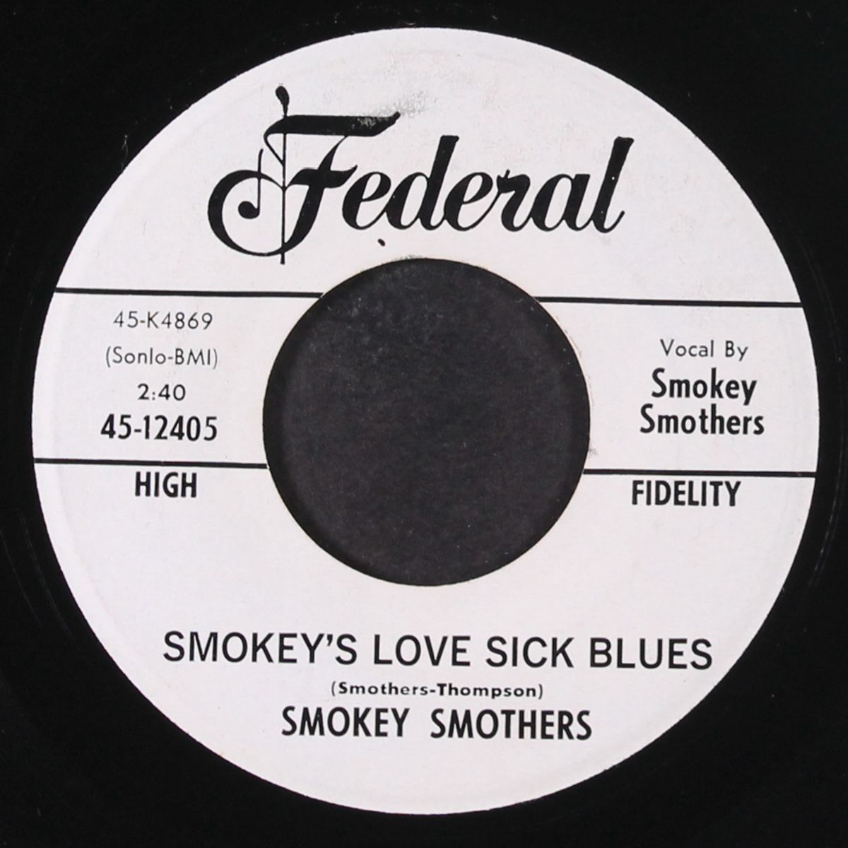 come on rock little girl / smokey's love sick blues by SMOKEY SMOTHERS
