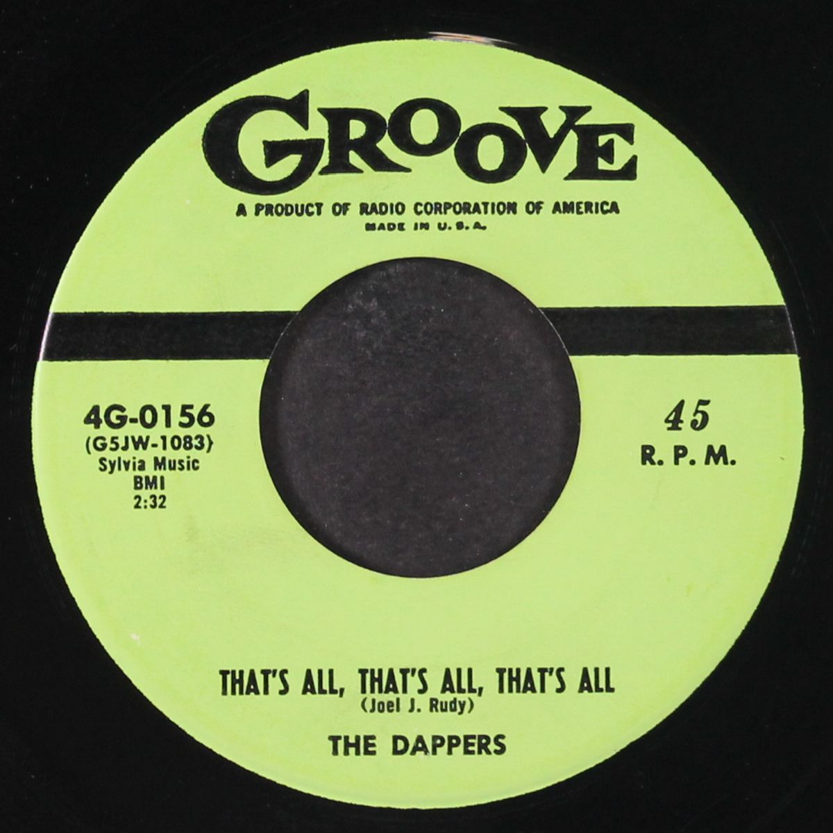 unwanted love / that's all, that's all, that's all by DAPPERS