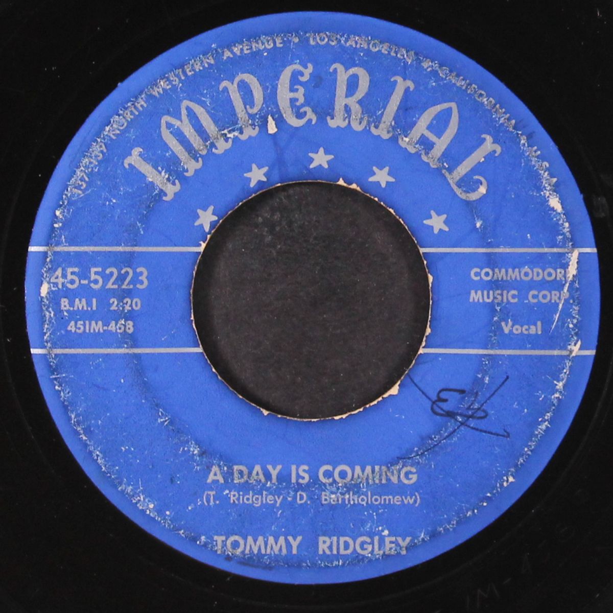 a day is coming / good times by TOMMY RIDGLEY