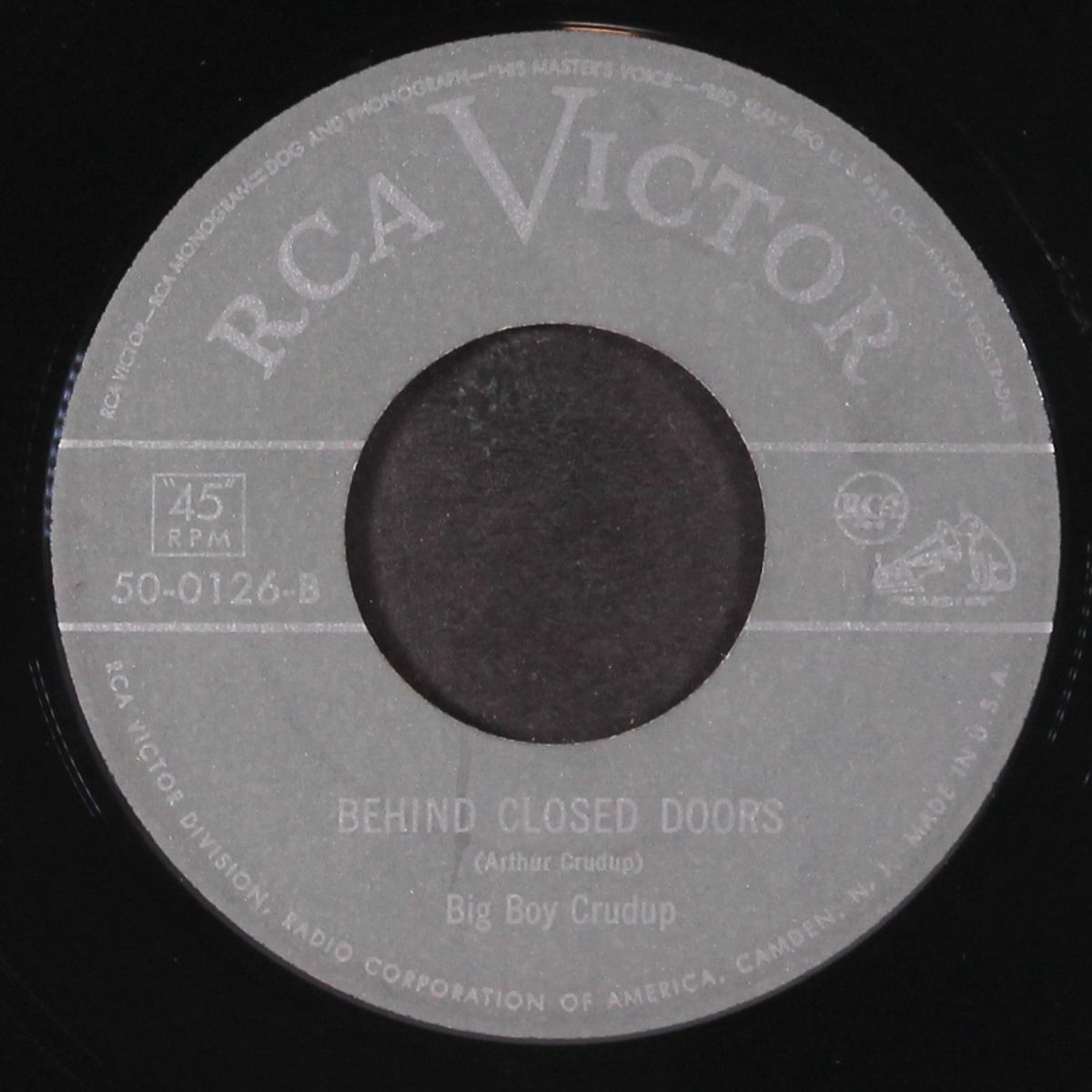 behind closed doors / roberta blues by BIG BOY CRUDUP