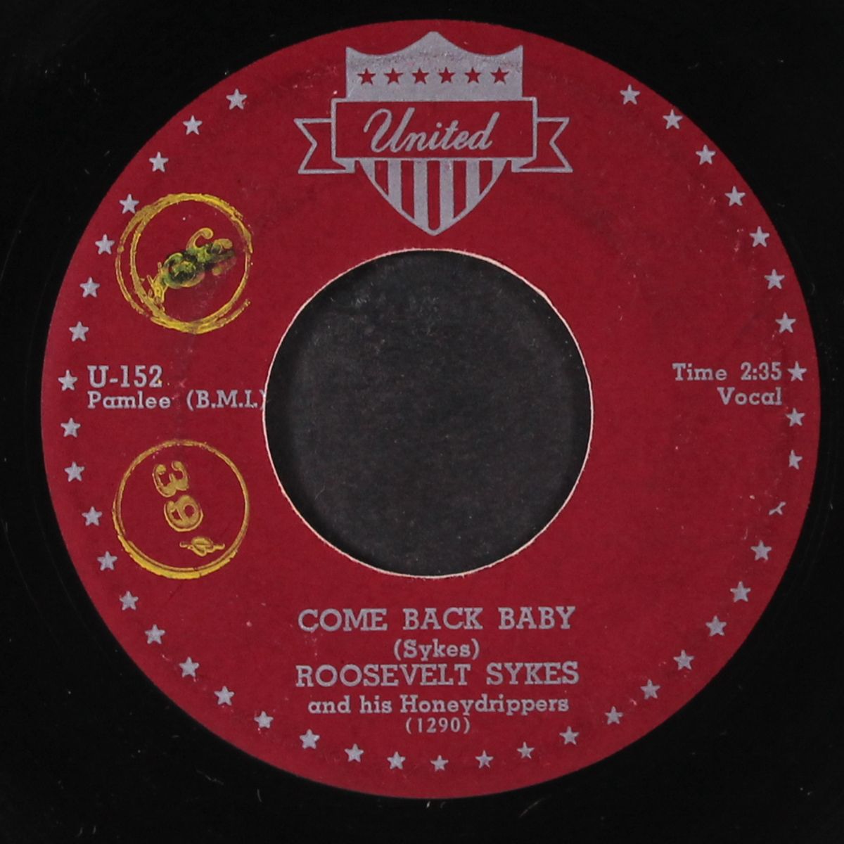 tell me true / come back baby by ROOSEVELT SYKES