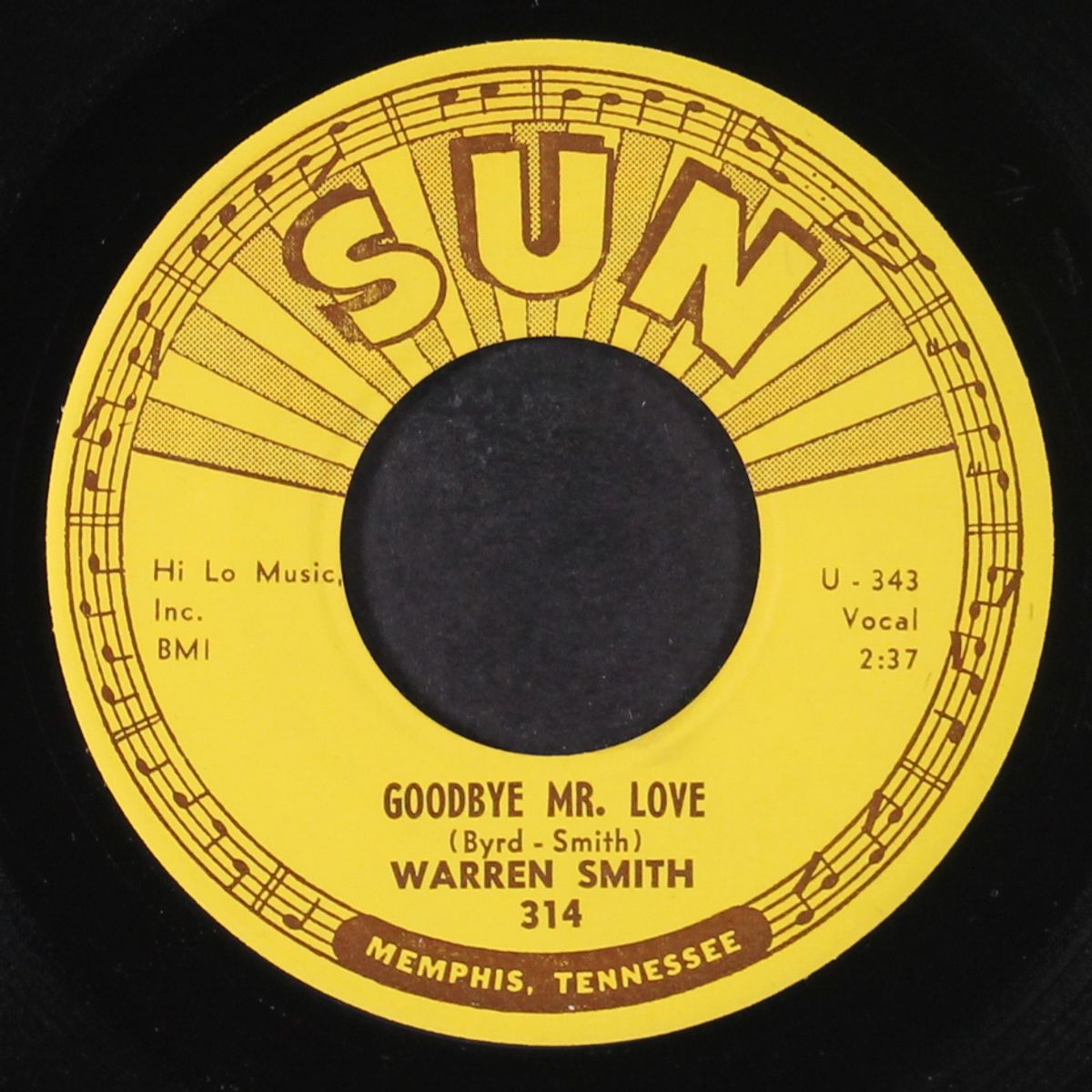 sweet, sweet girl / goodby mr. love by WARREN SMITH