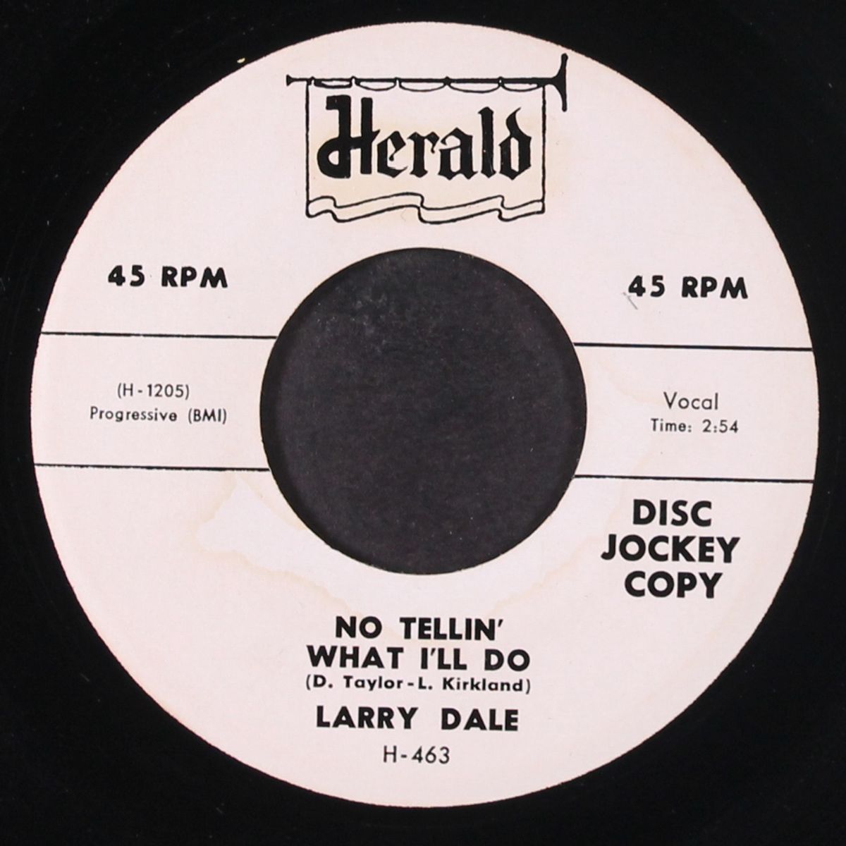 feelin' all right / no tellin' what i'll do by LARRY DALE