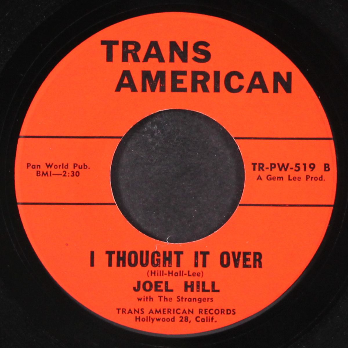 i thought it over / little lover by JOEL HILL
