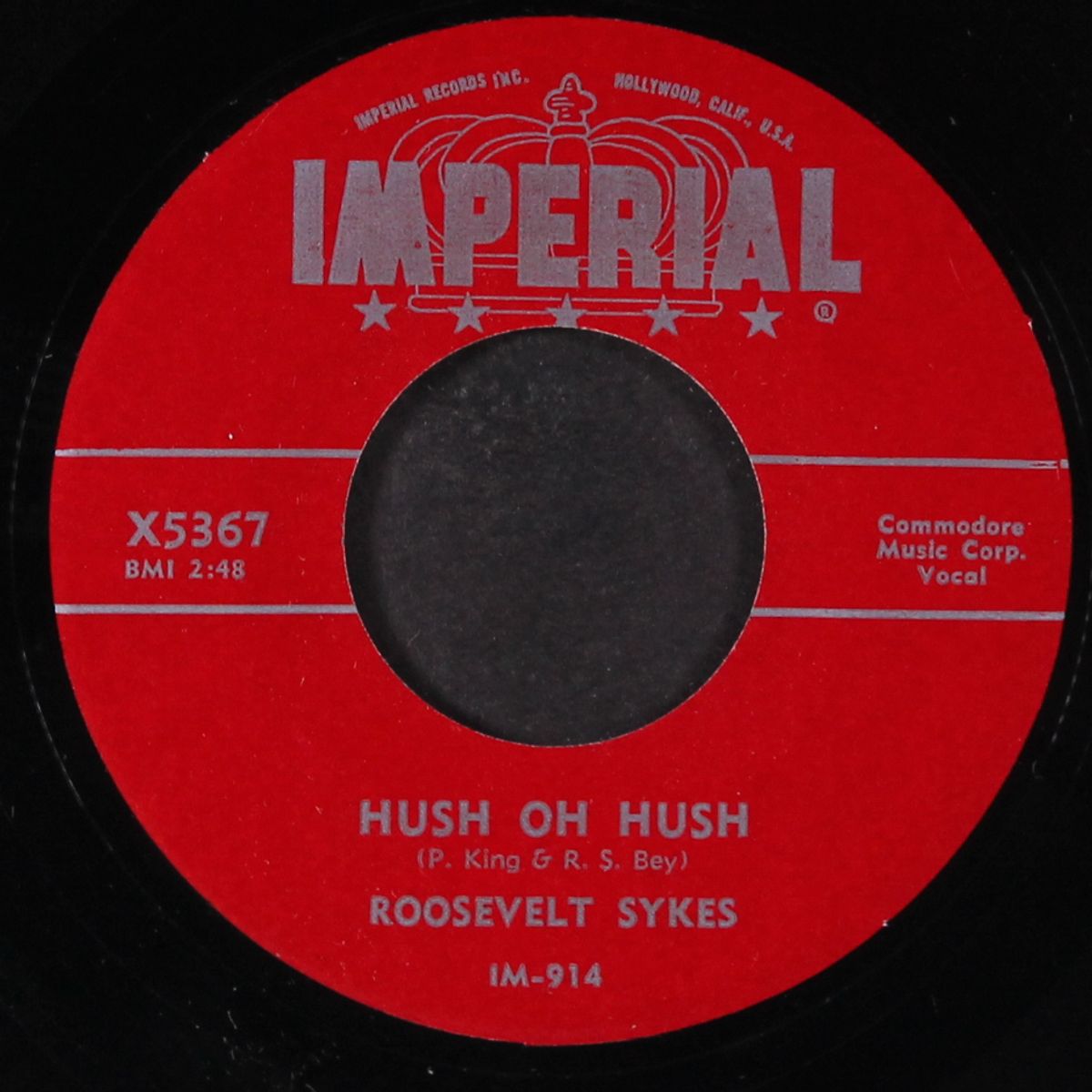 crazy fox / hush oh hush by ROOSEVELT SYKES