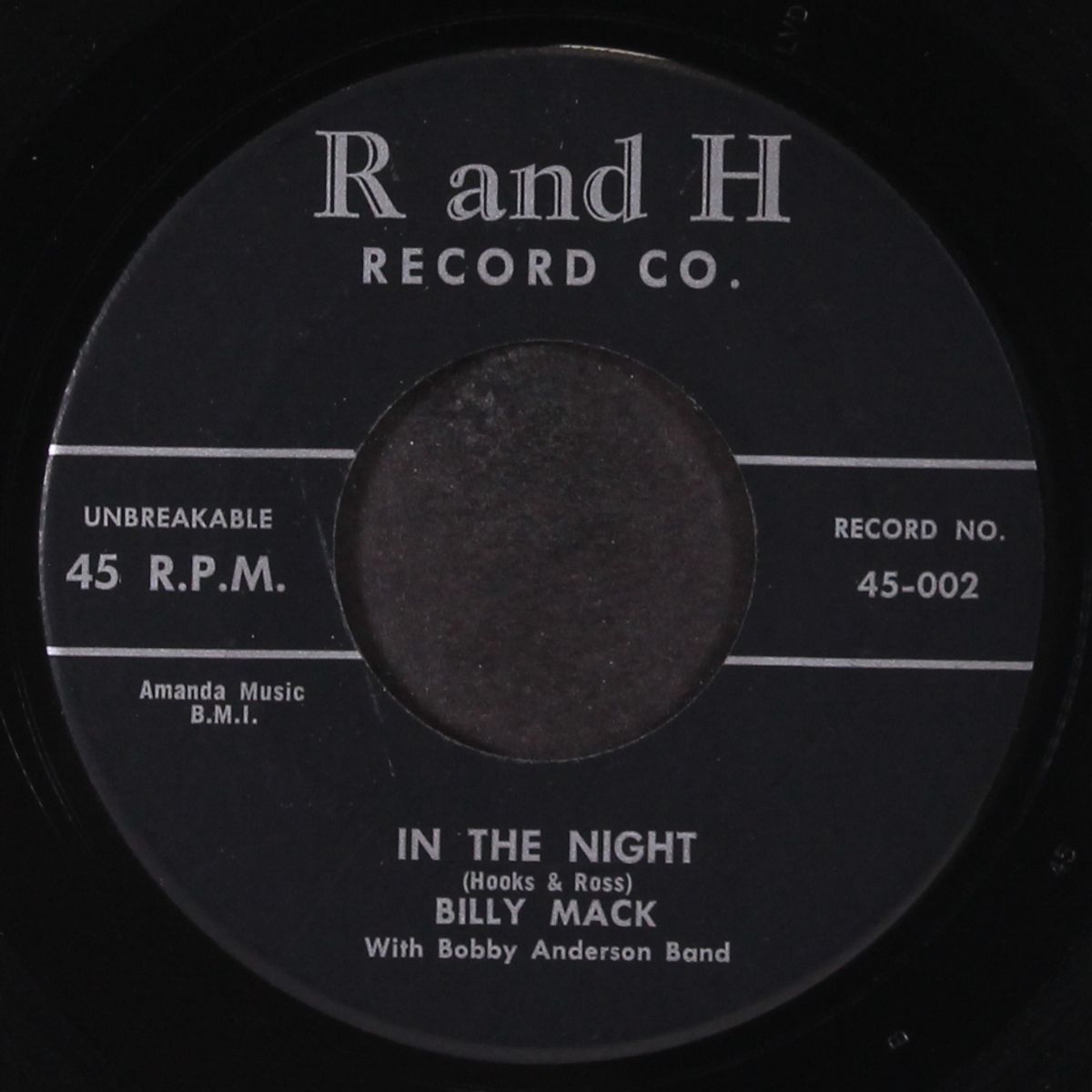 i refuse to cry / in the night by BILLY MACK