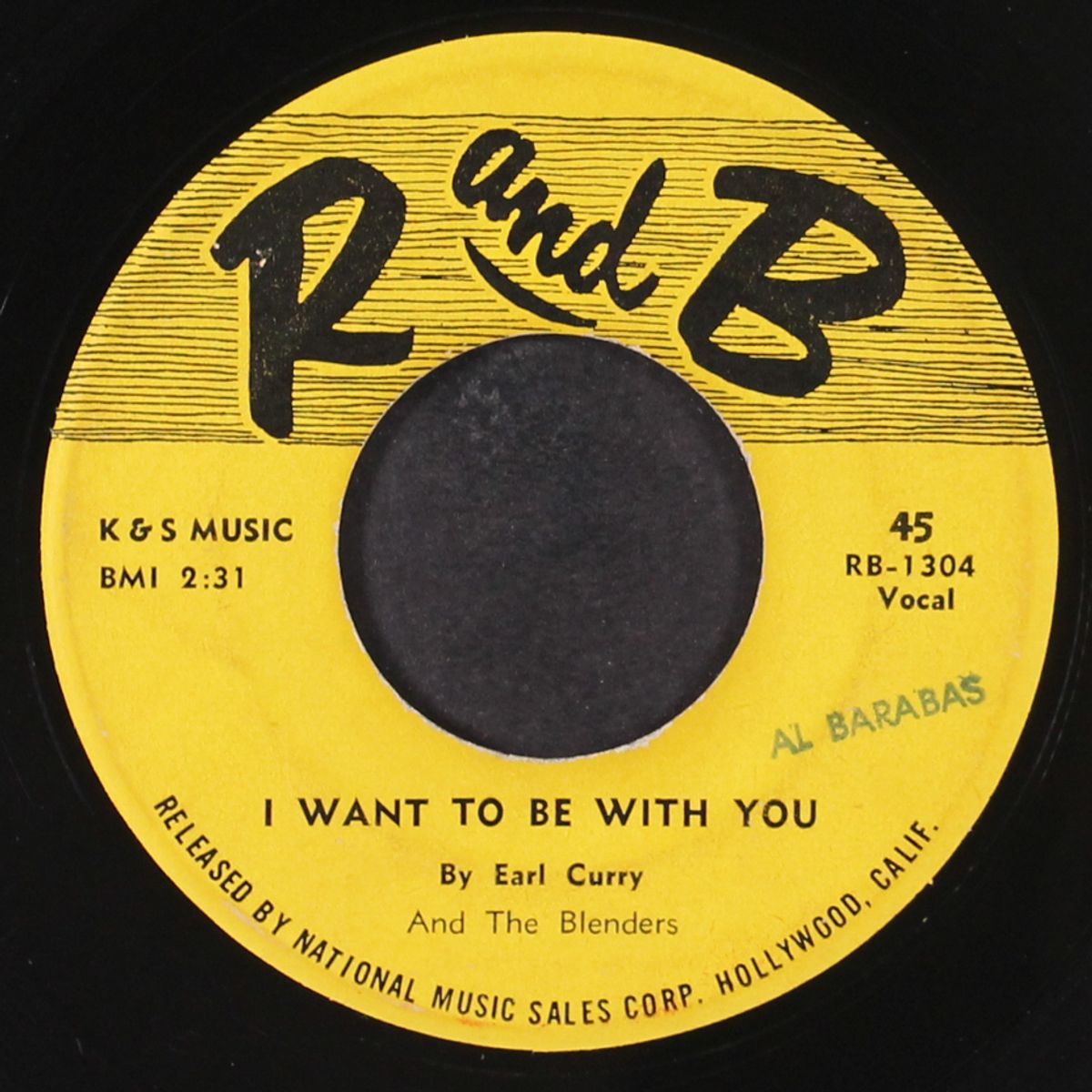 late rising moon / i want to be with you by EARL CURRY & BLENDERS