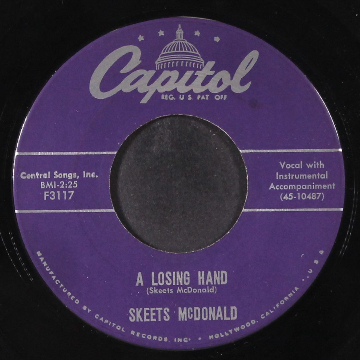 a losing hand / you're too late by SKEETS MCDONALD