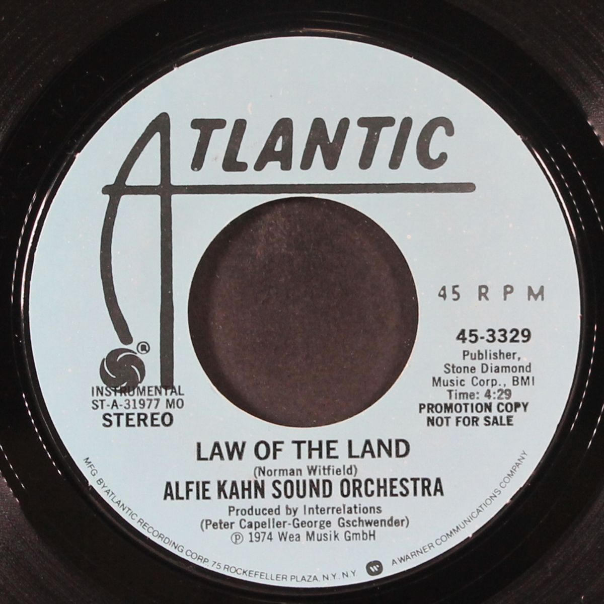 law of the land / woman by ALFIE KAHN SOUND