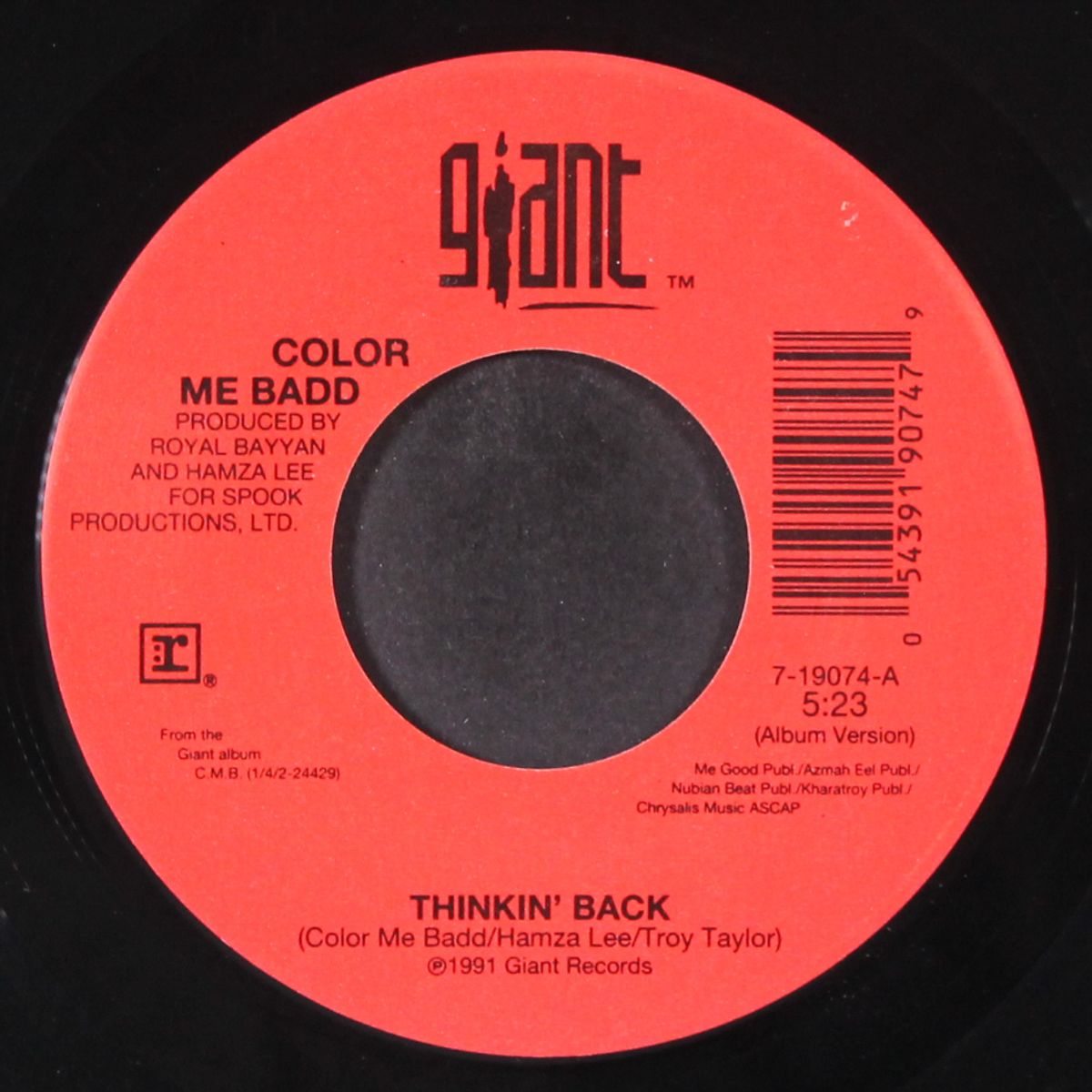 thinkin' back (album version) / same (xxx version) by COLOR ME BADD