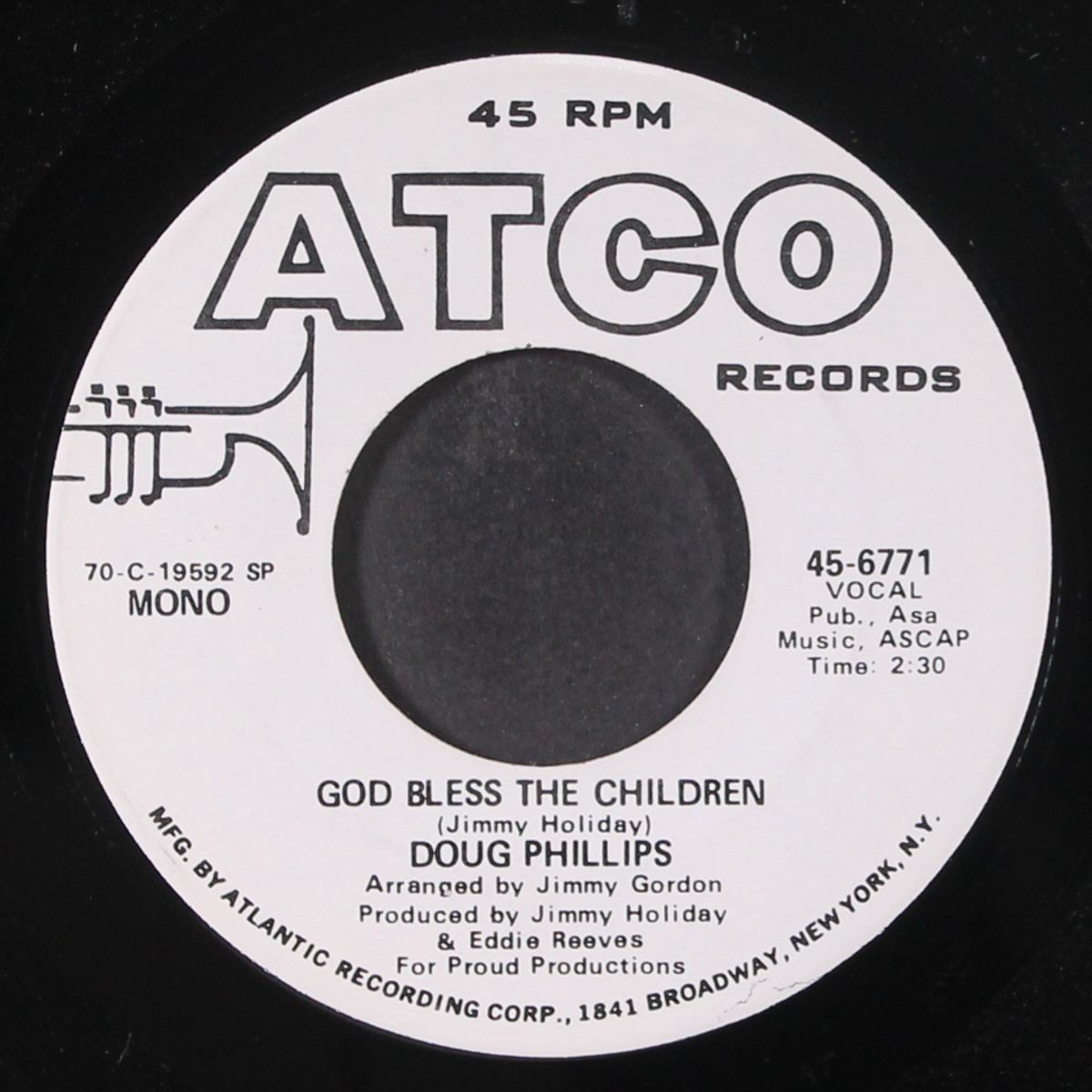 god bless the children / mono by DOUG PHILLIPS
